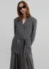 Salzburg Belted Blazer - Grey sold by Frankie Shop