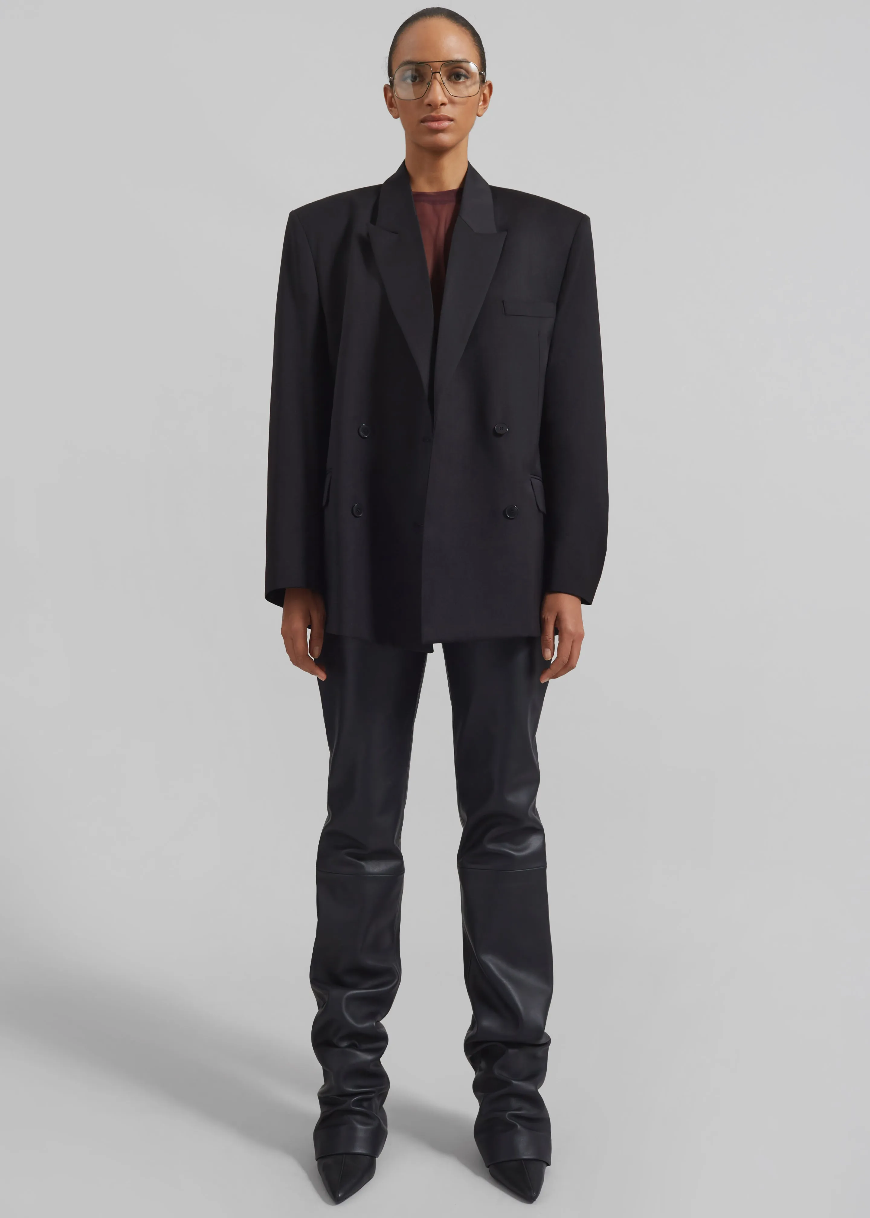 Wiveton Double Breasted Blazer - Black sold by Frankie Shop product image thumbnail 3