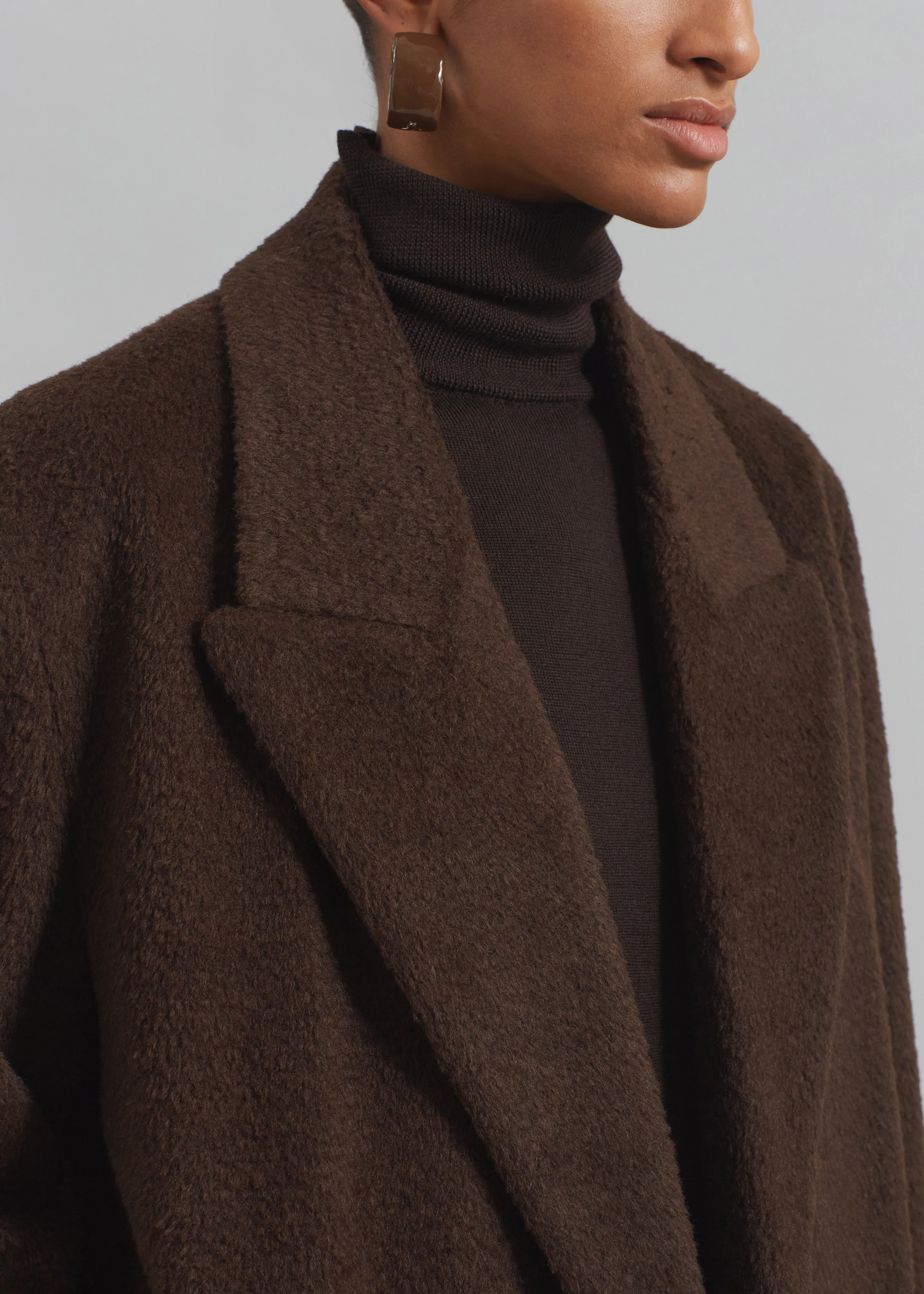 Melcombe Coat - Brown sold by Frankie Shop product image thumbnail 3