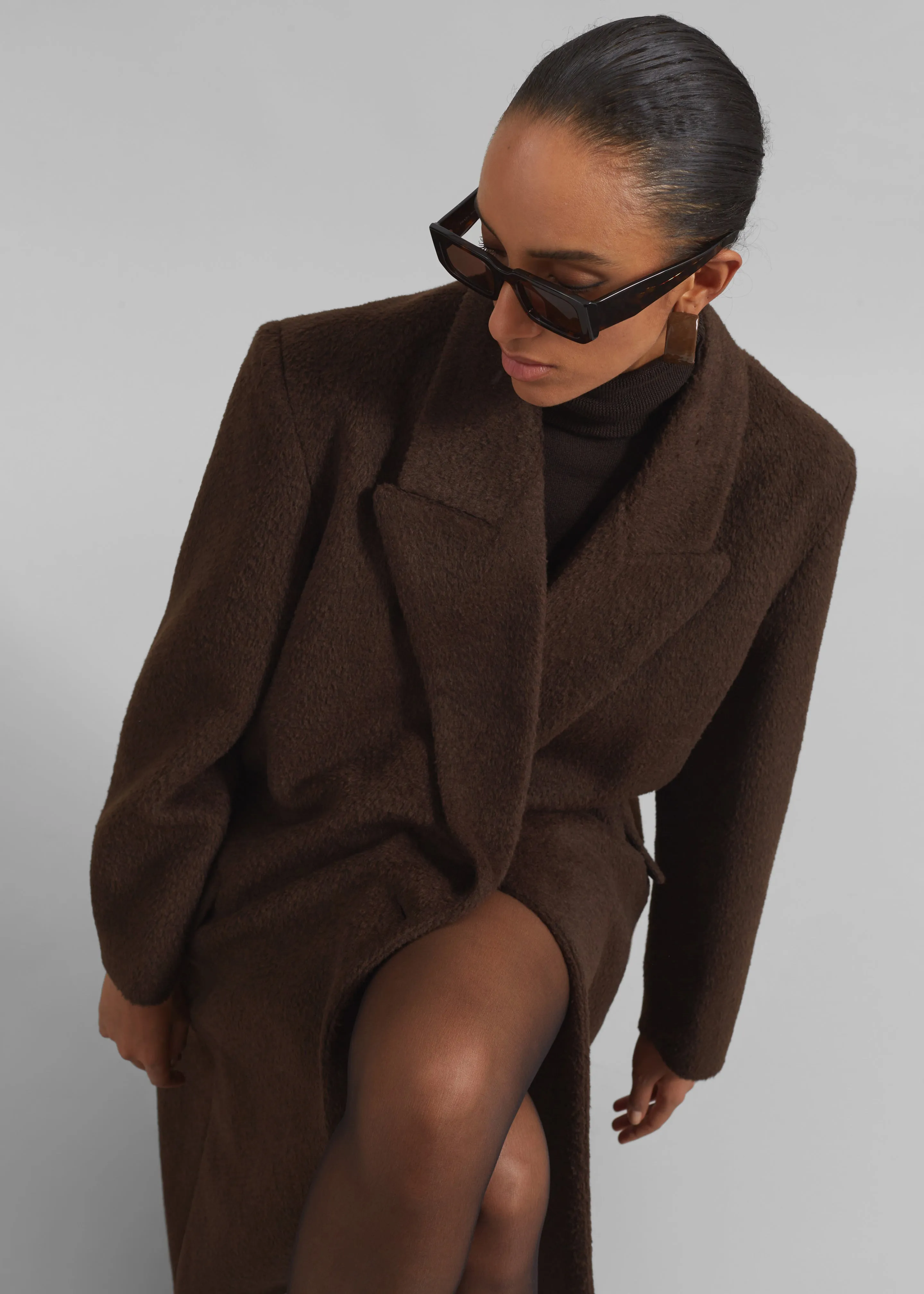 Melcombe Coat - Brown sold by Frankie Shop