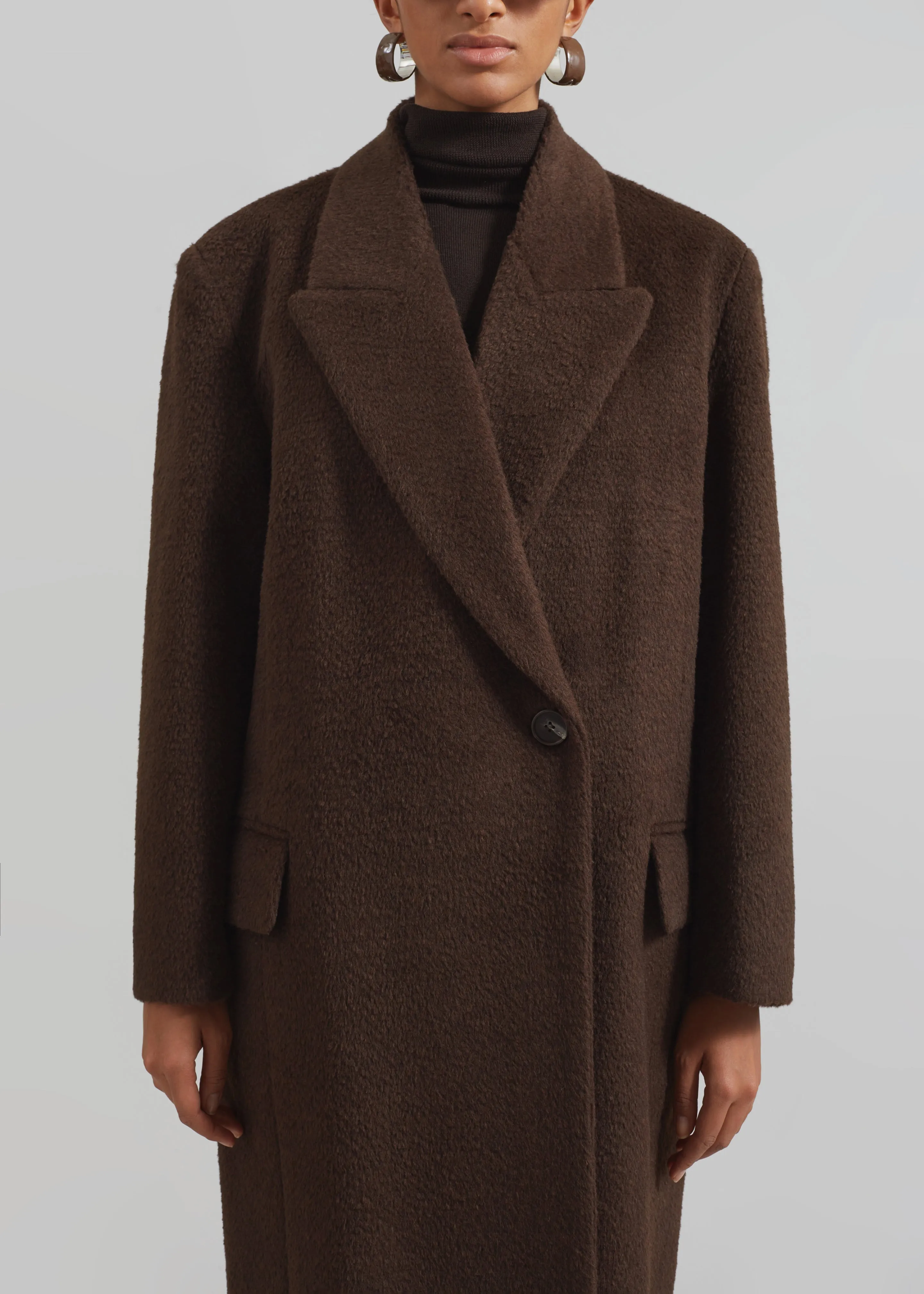 Melcombe Coat - Brown sold by Frankie Shop product image thumbnail 5