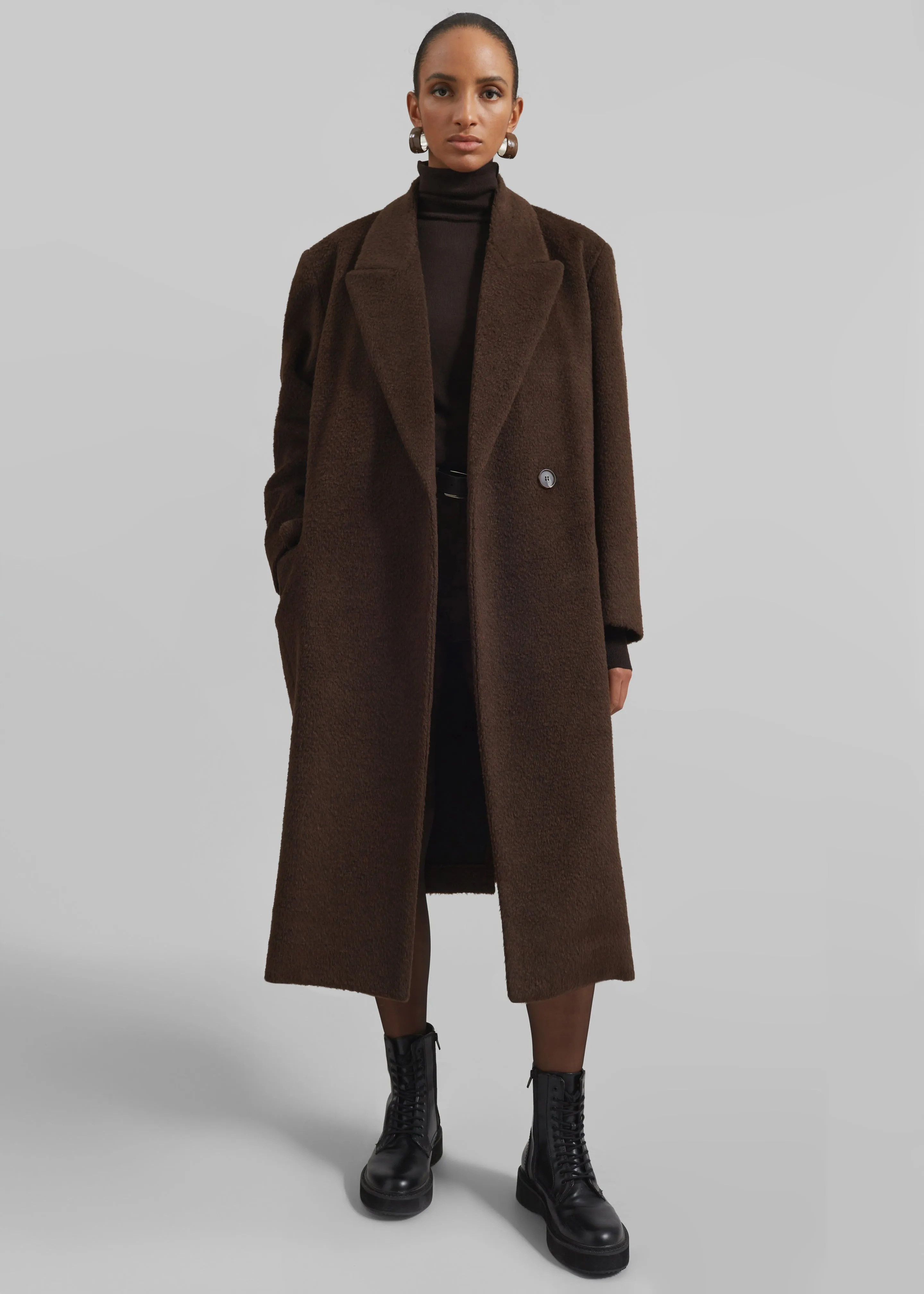 Melcombe Coat - Brown sold by Frankie Shop product image thumbnail 2