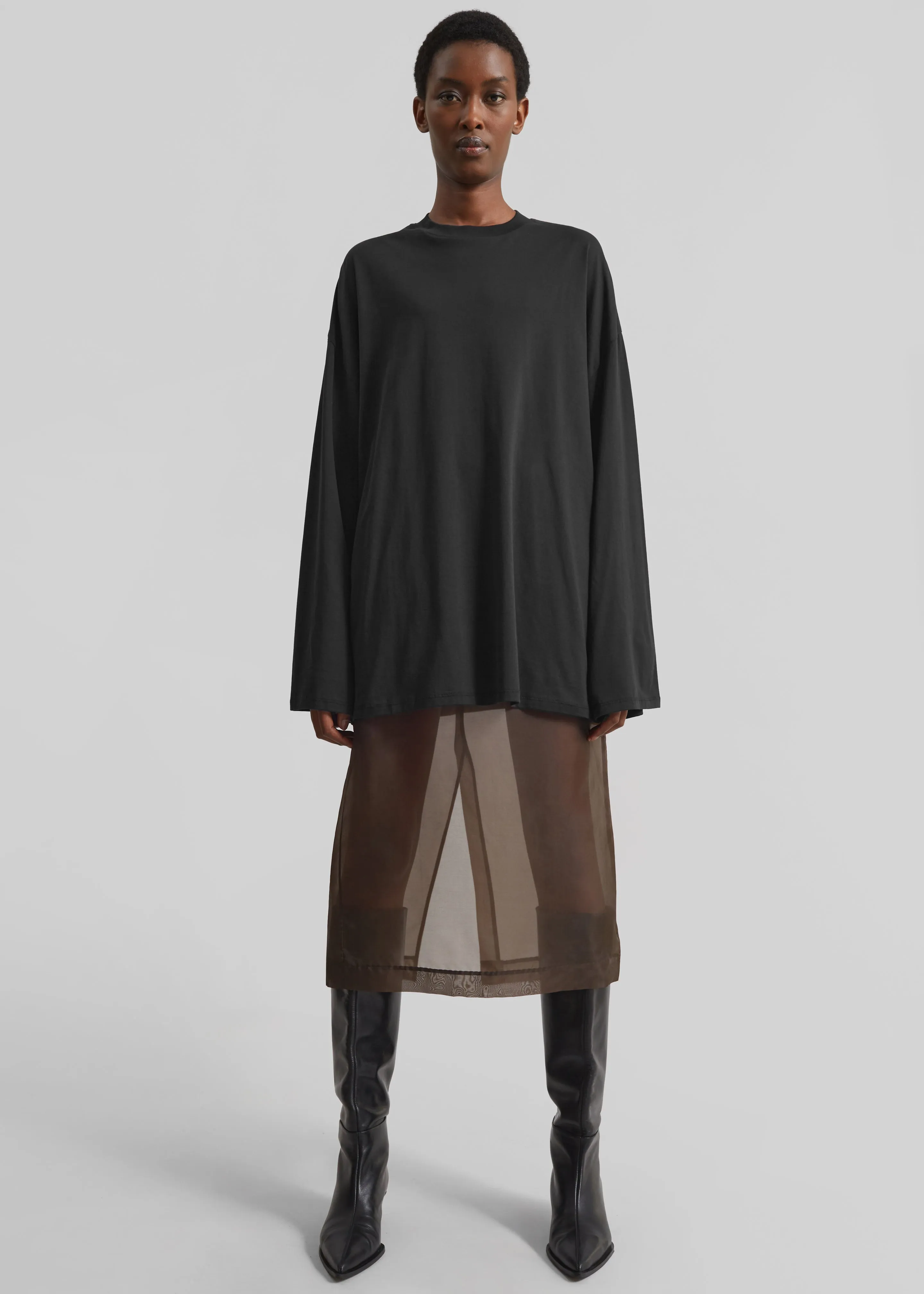 Rio Oversized Sleeve Tee - Black sold by Frankie Shop product image thumbnail 2