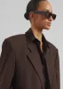 Linnea Oversized Wool Blazer - Brown sold by Frankie Shop