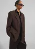 Linnea Oversized Wool Blazer - Brown sold by Frankie Shop