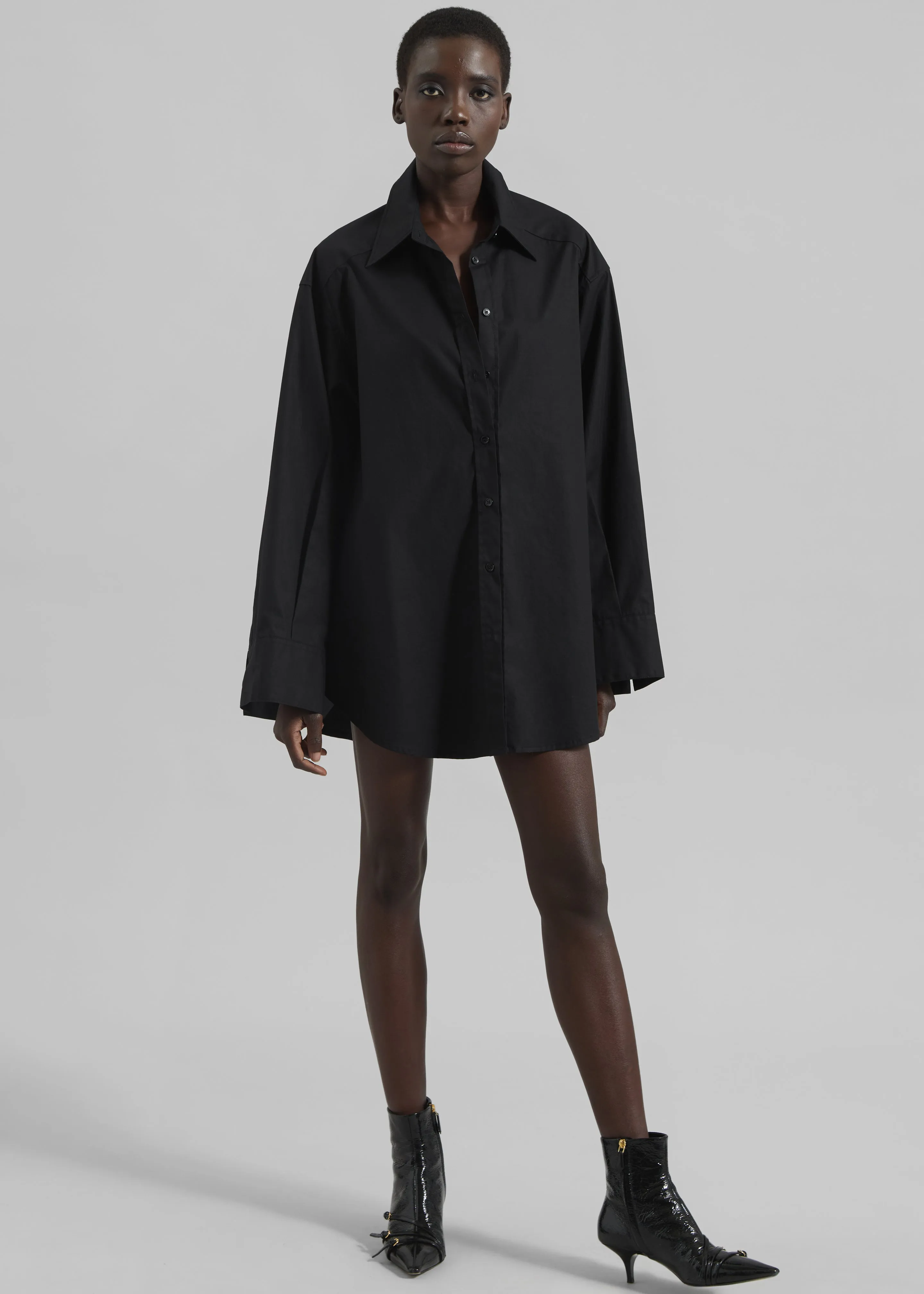 Kent Button Up Shirt - Black sold by Frankie Shop product image thumbnail 2
