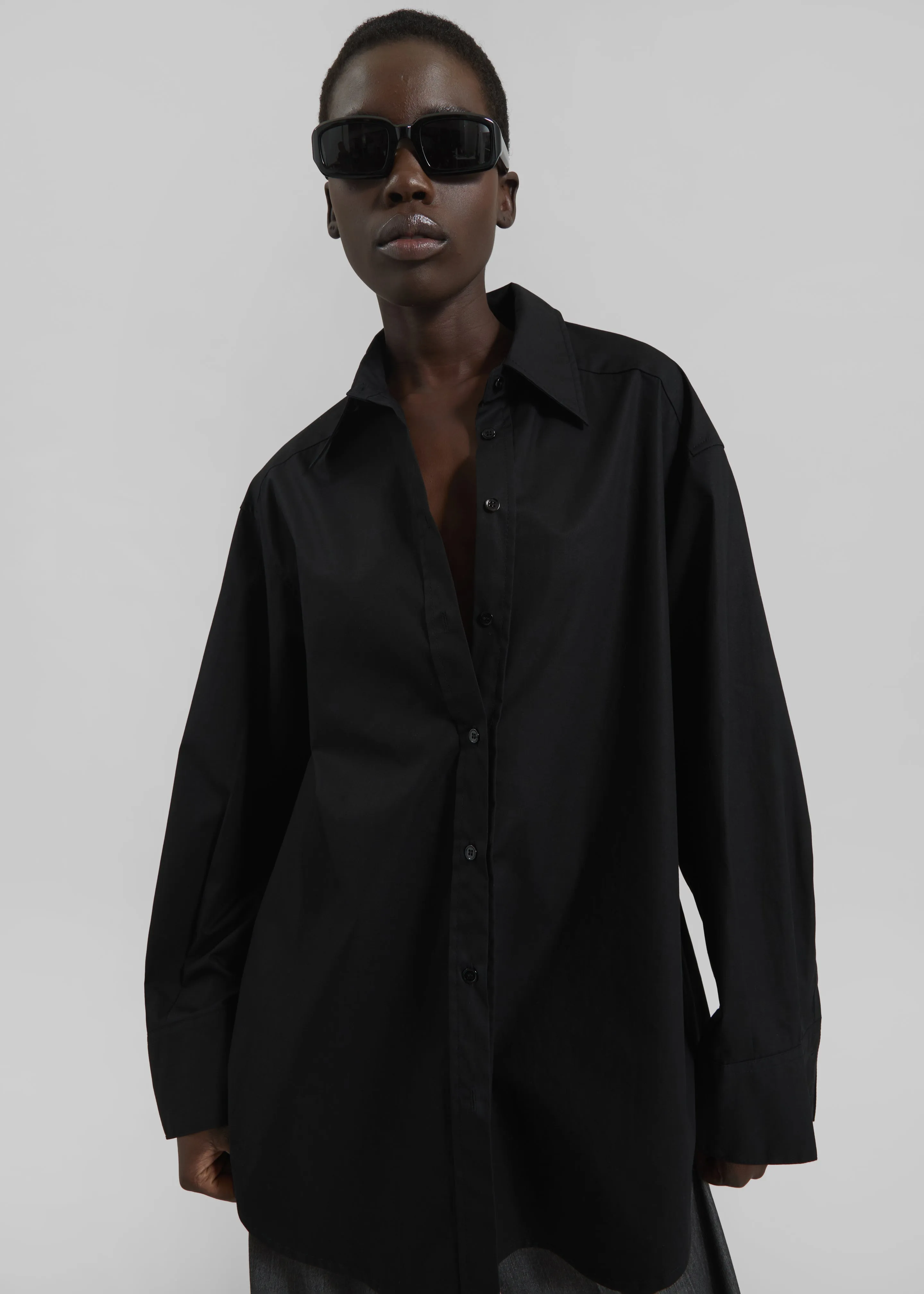Kent Button Up Shirt - Black sold by Frankie Shop product image thumbnail 3