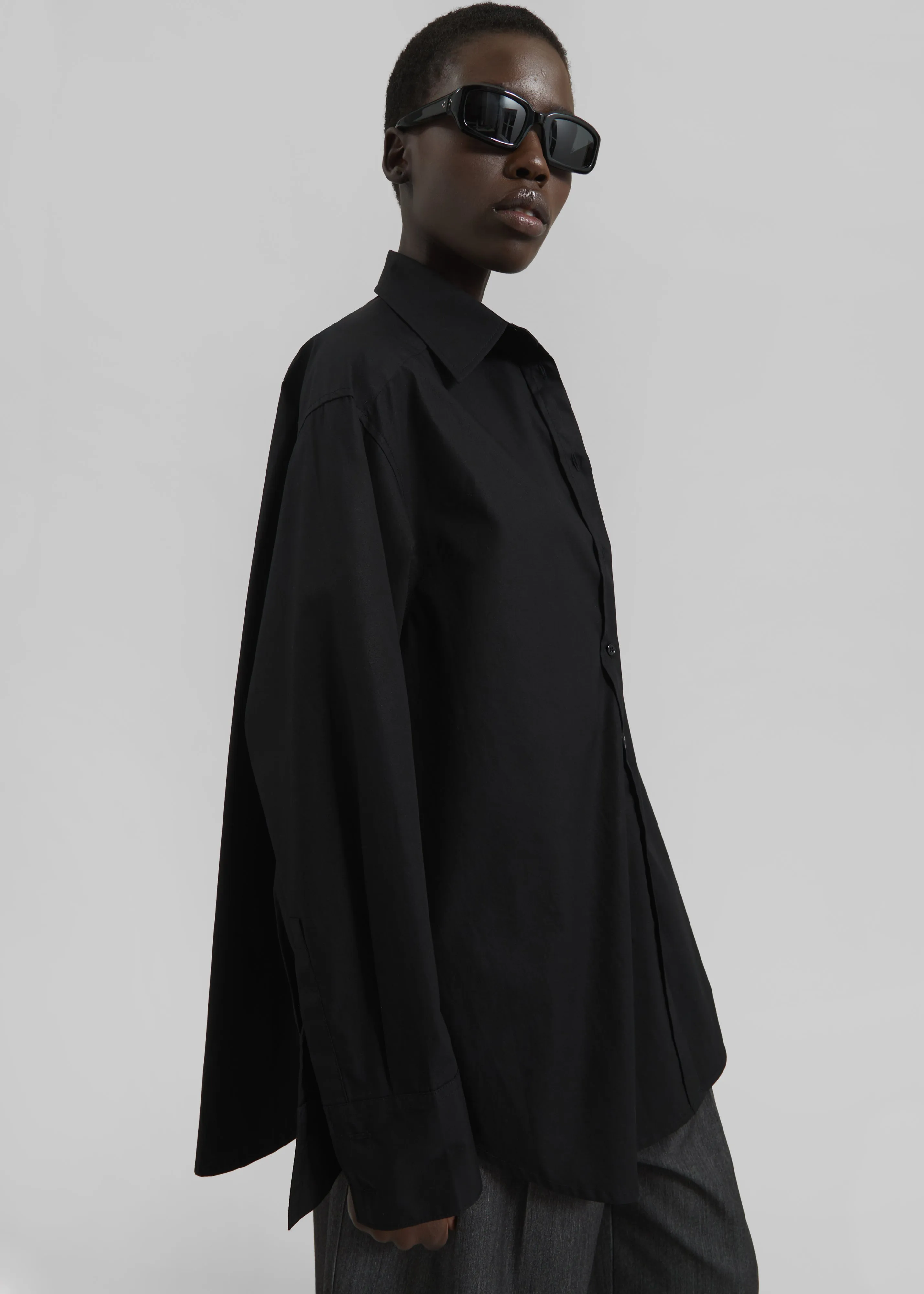 Kent Button Up Shirt - Black sold by Frankie Shop product image thumbnail 4