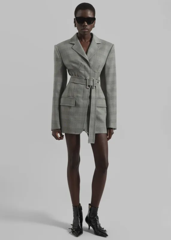 Sportmax Emy Blazer - Grey sold by Frankie Shop