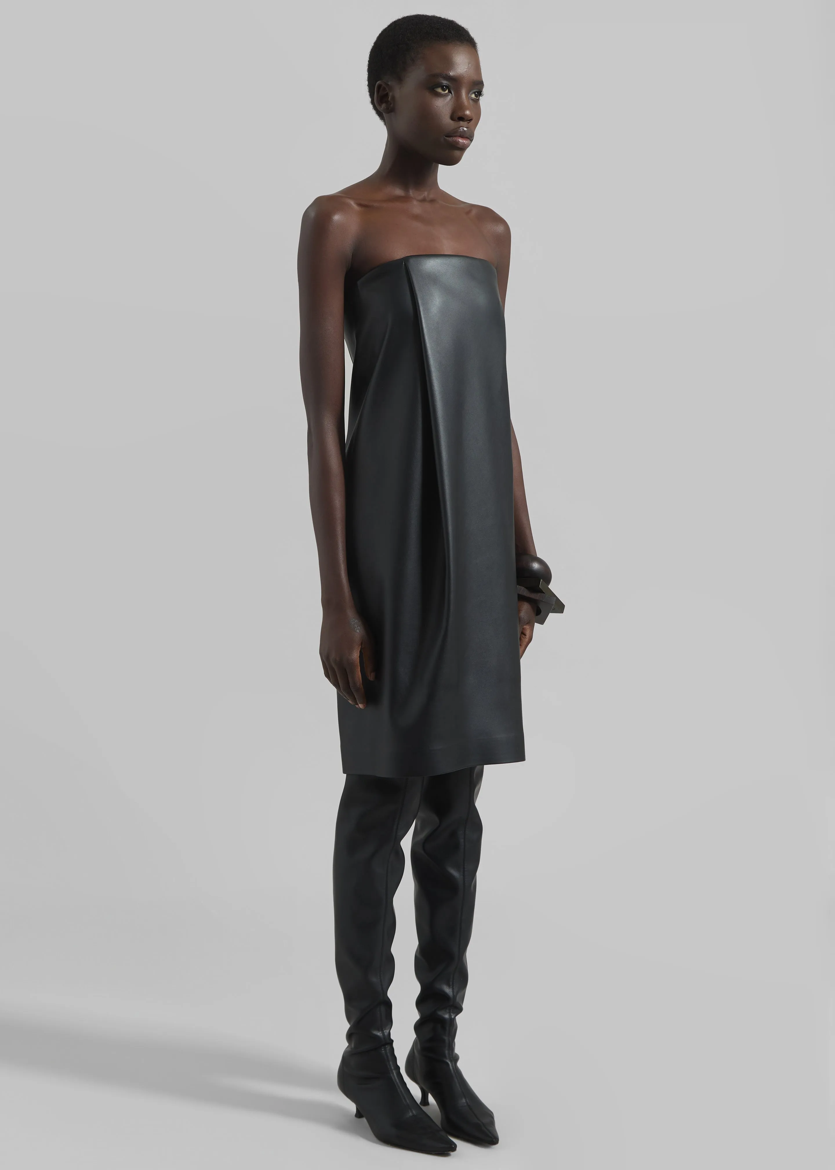 Sportmax Locarno Jersey Dress - Black sold by Frankie Shop product image thumbnail 4