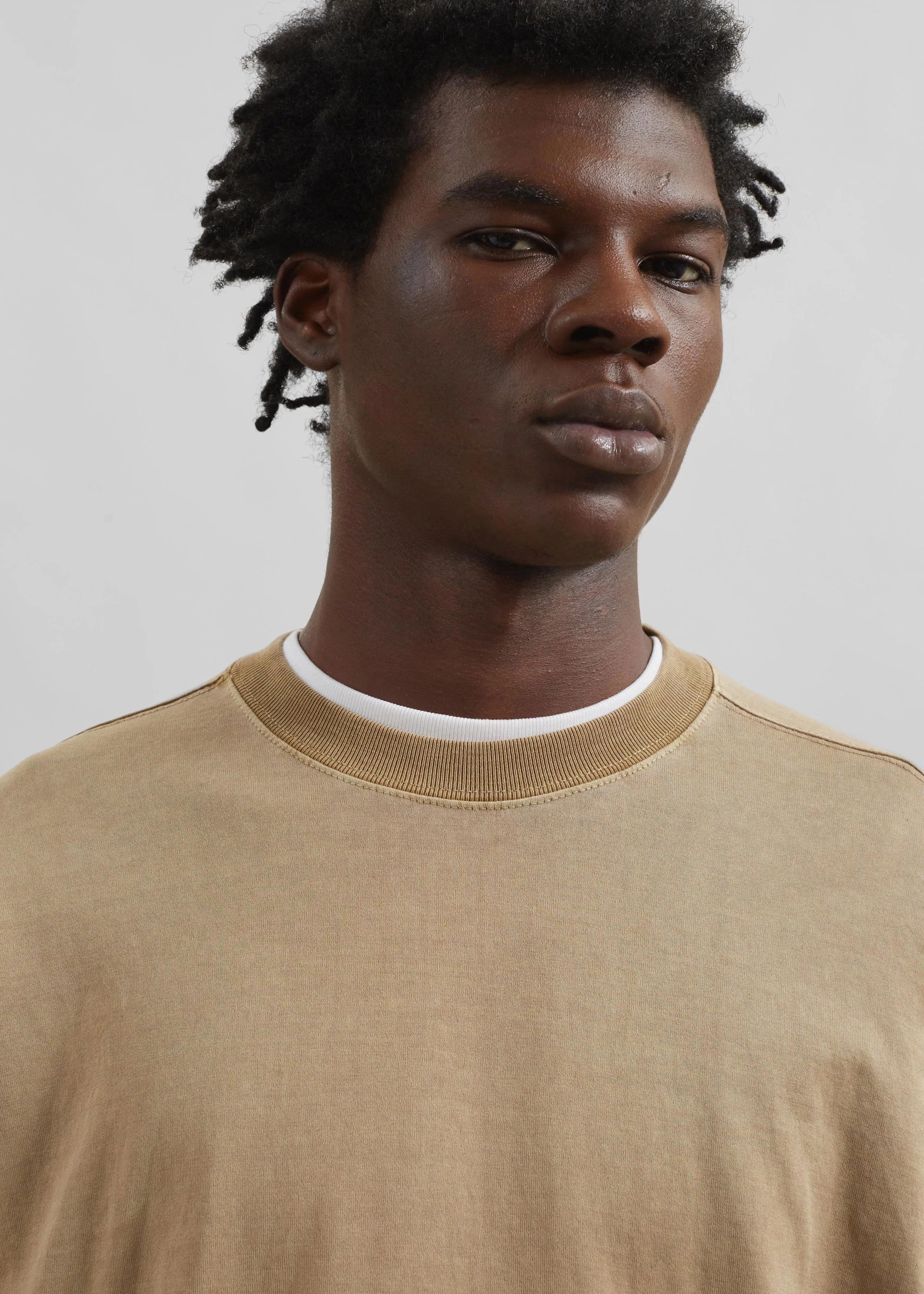 Collins Long Sleeve Tee - Camel sold by Frankie Shop product image thumbnail 2