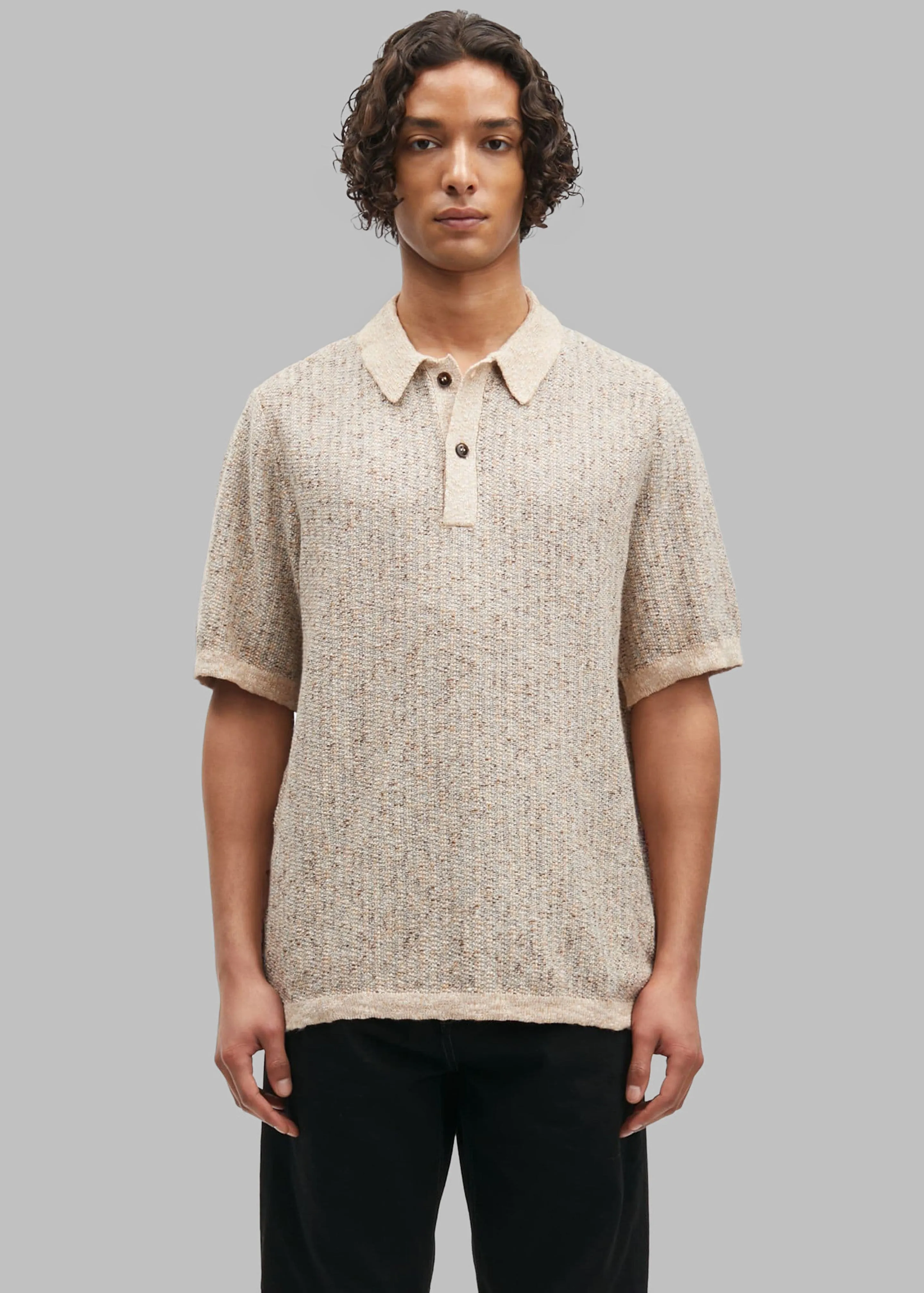 Samsøe Samsøe Sarsene Polo - Seneca Rock Melange sold by Frankie Shop