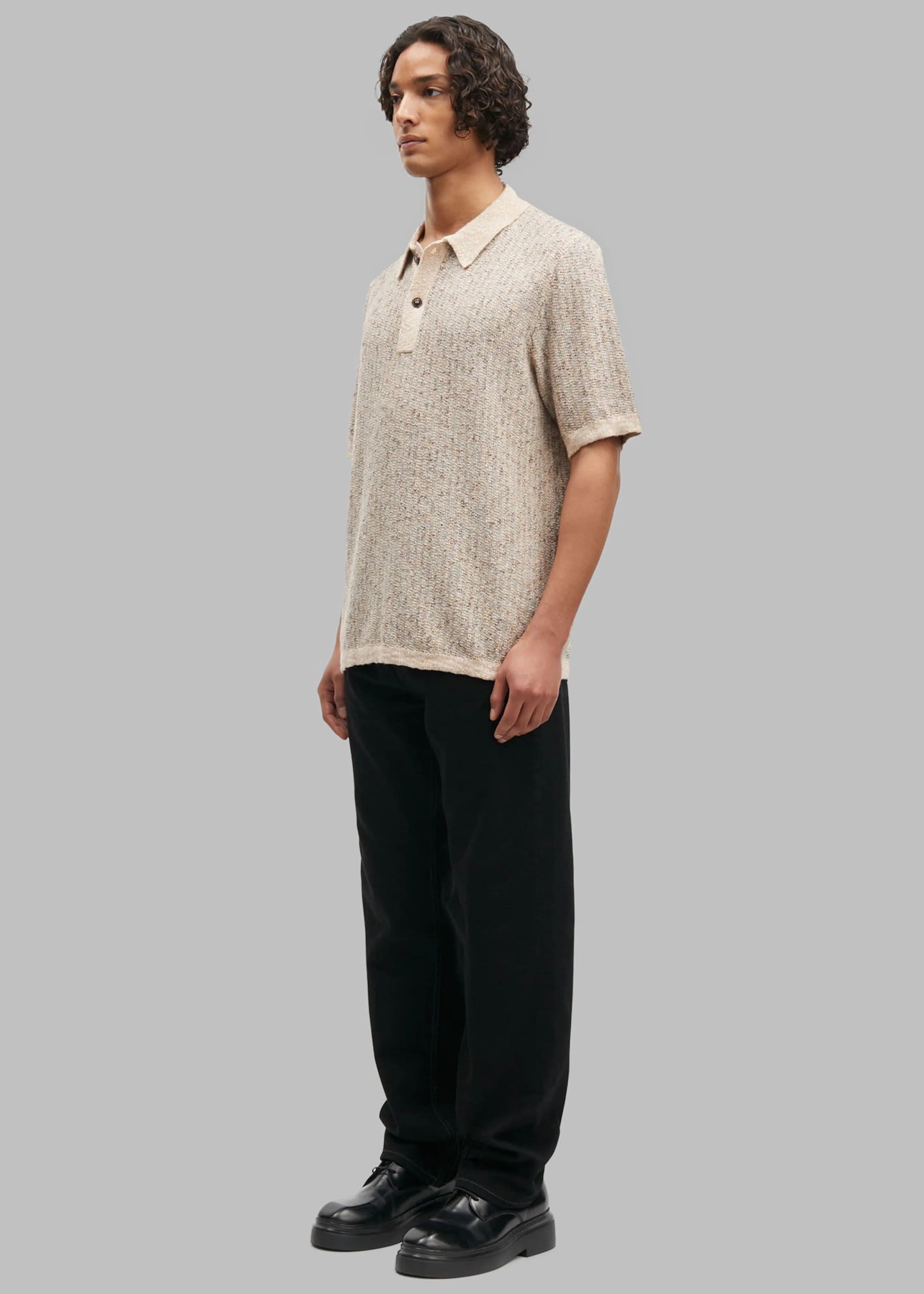 Samsøe Samsøe Sarsene Polo - Seneca Rock Melange sold by Frankie Shop product image thumbnail 3