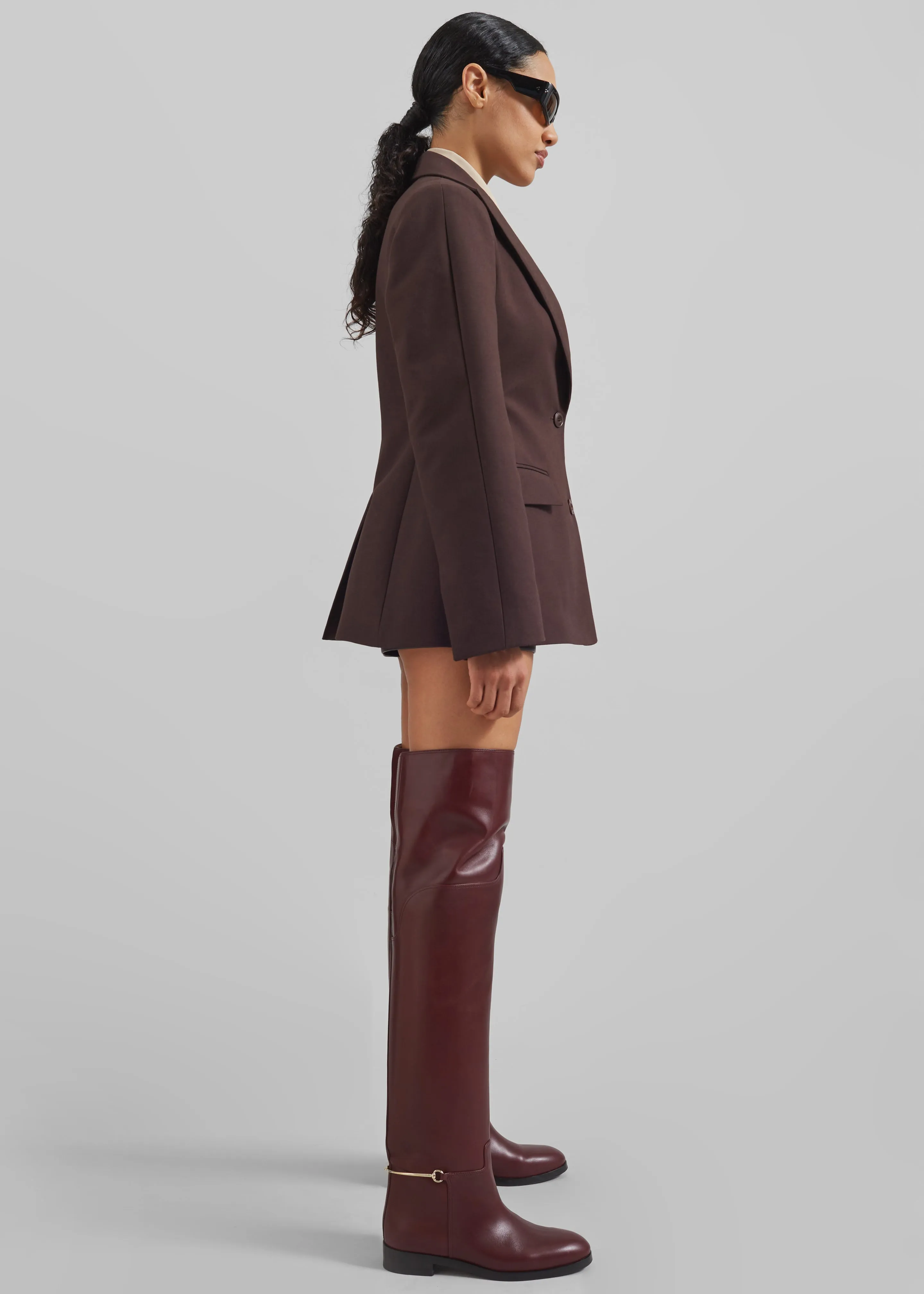 Colette Hourglass Blazer - Dark Brown sold by Frankie Shop product image thumbnail 3
