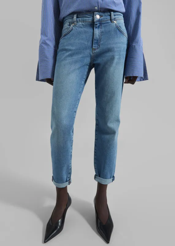 Sportmax Luchino Perfect Fit Cigarette Jeans - Blue sold by Frankie Shop
