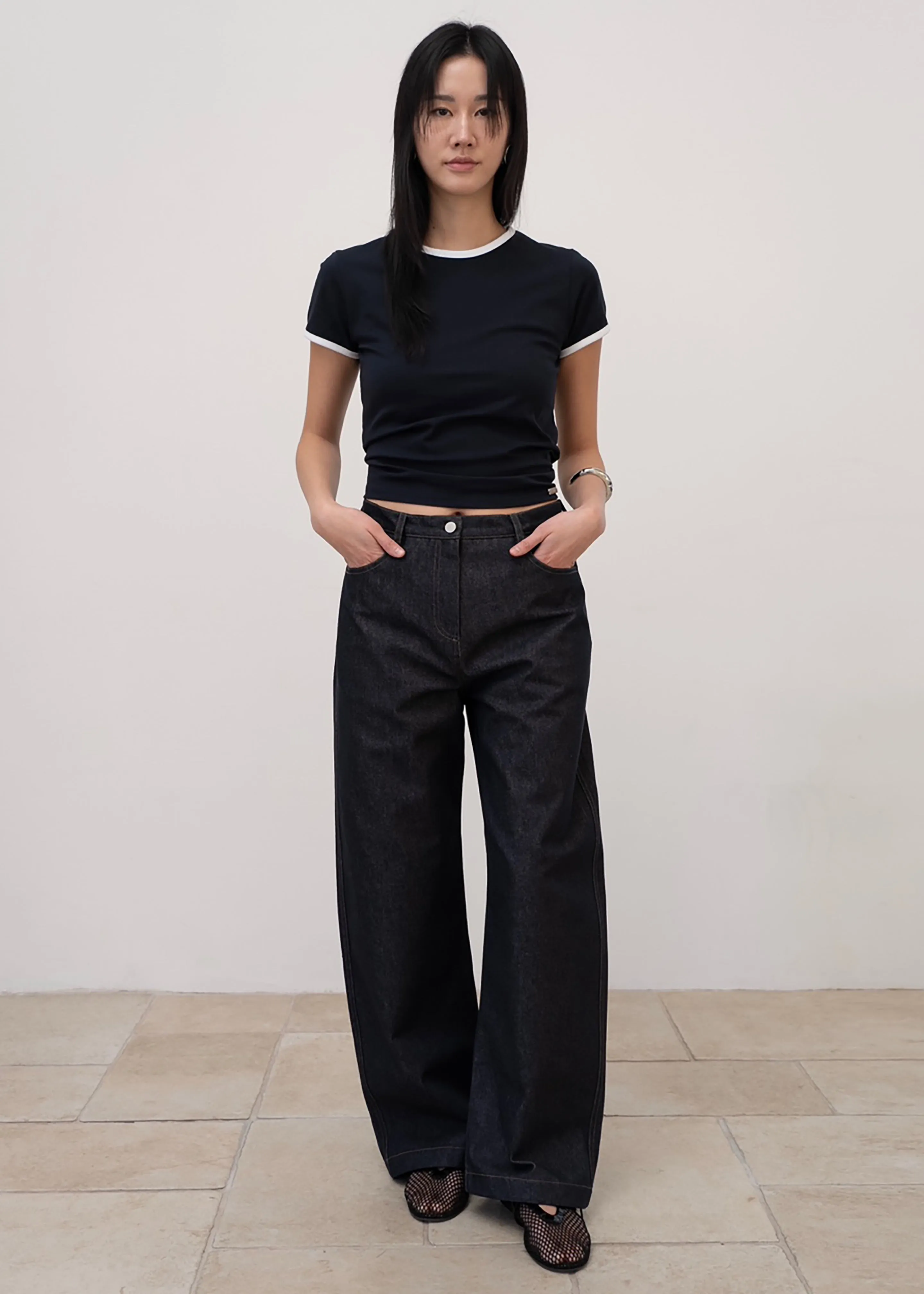 Kessel Denim Pants - Dark Wash sold by Frankie Shop product image thumbnail 5