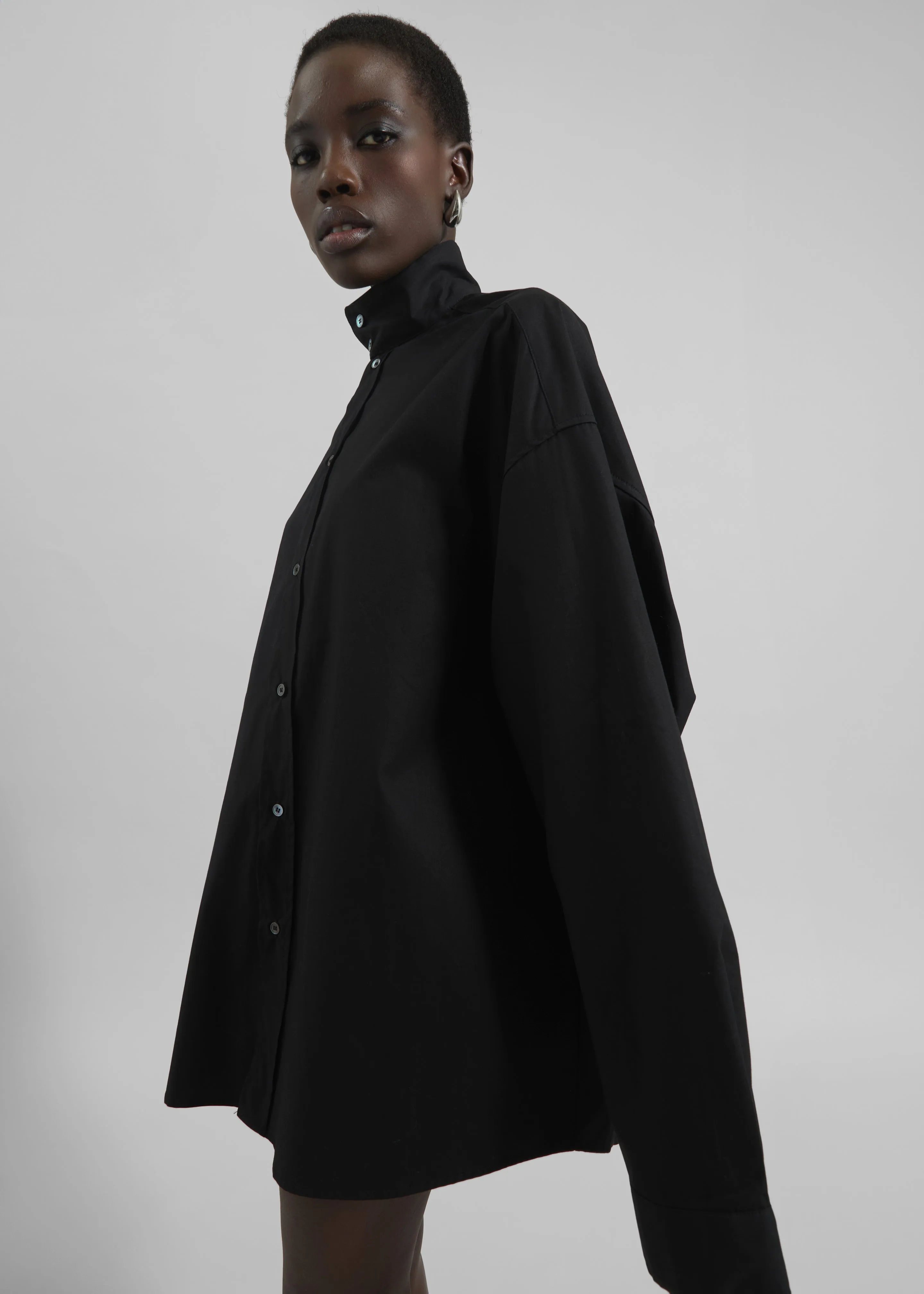 Riken Oversized Shirt - Black sold by Frankie Shop product image thumbnail 2