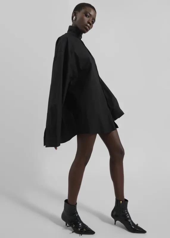 Riken Oversized Shirt - Black sold by Frankie Shop
