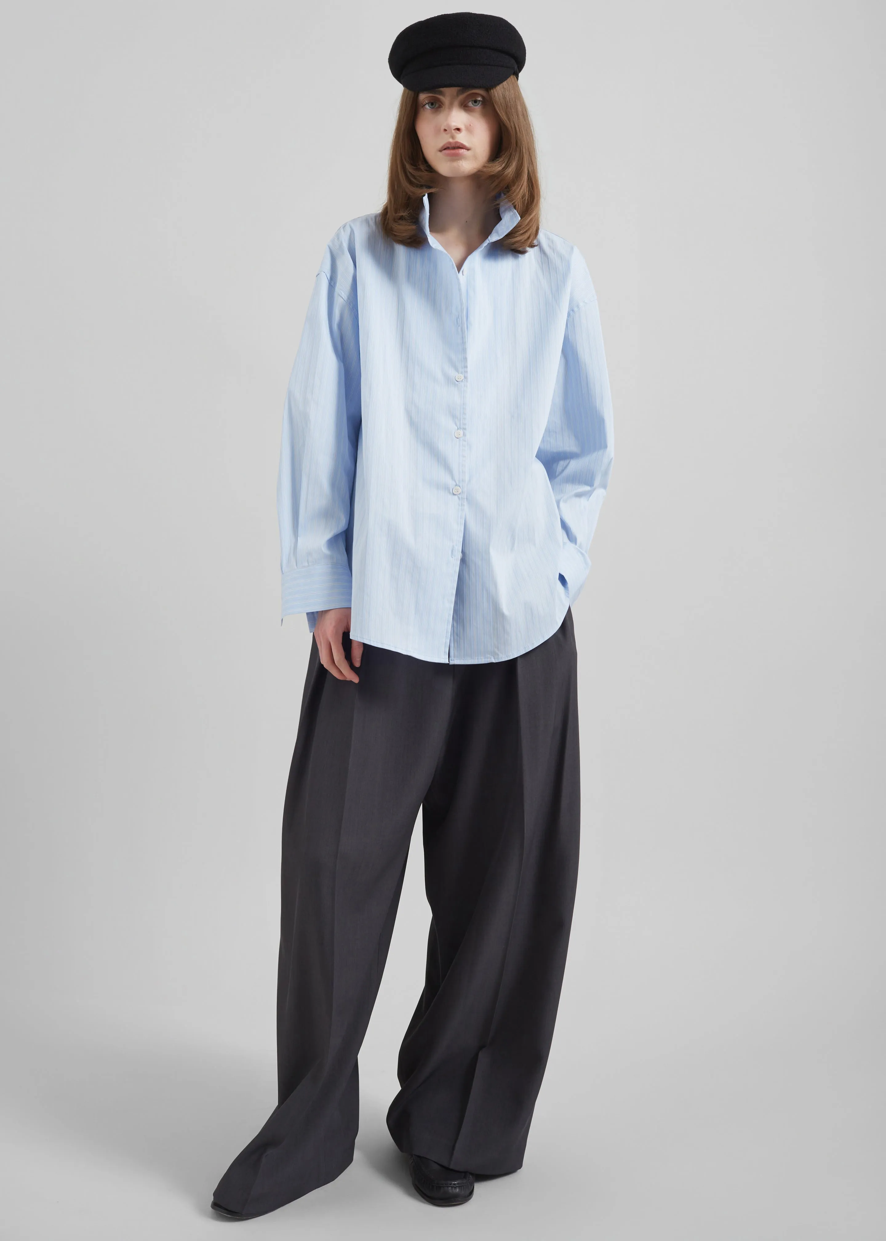 Lecco Striped Shirt - Blue sold by Frankie Shop product image thumbnail 3