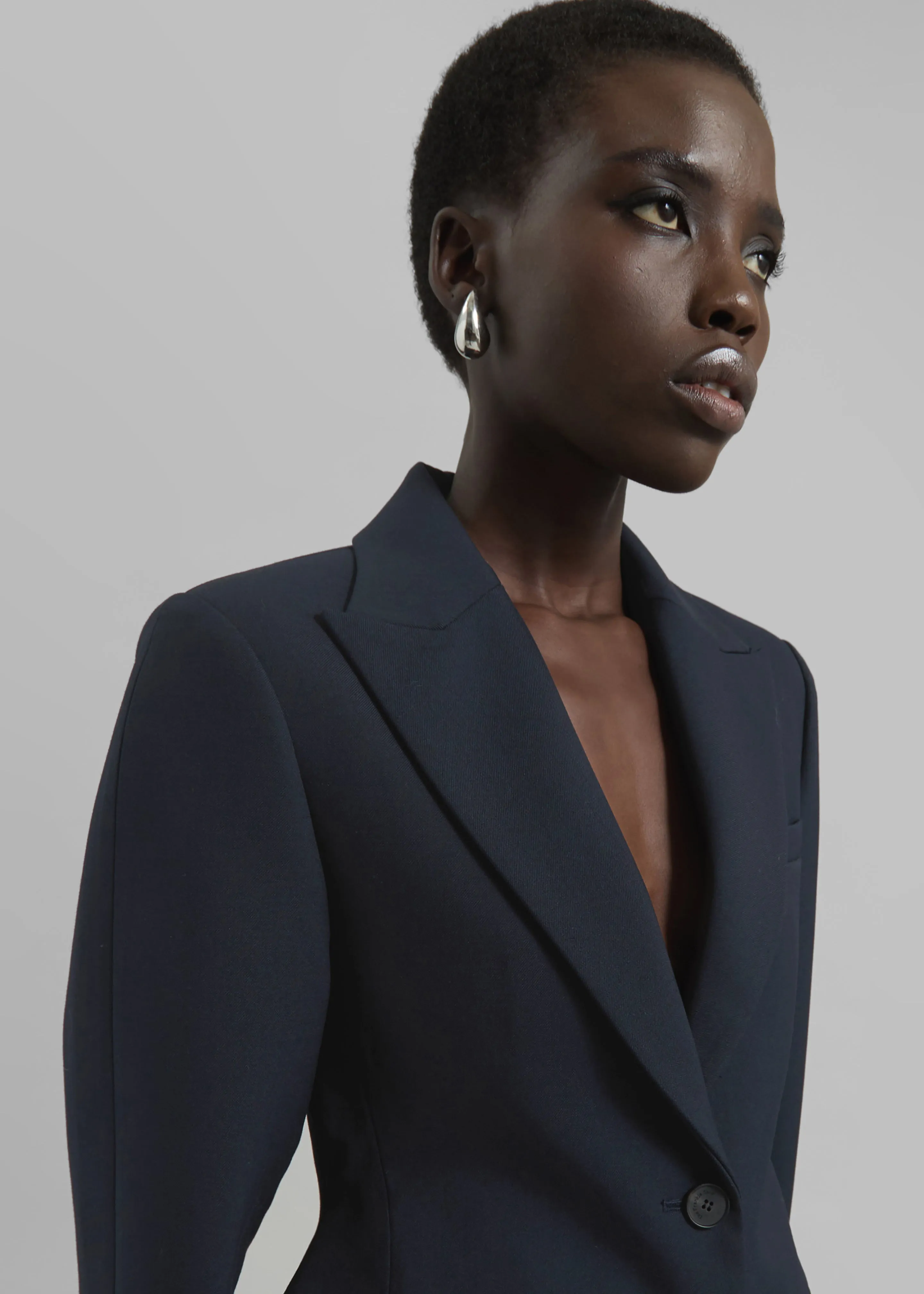 Colette Hourglass Twill Blazer - Navy sold by Frankie Shop product image thumbnail 4