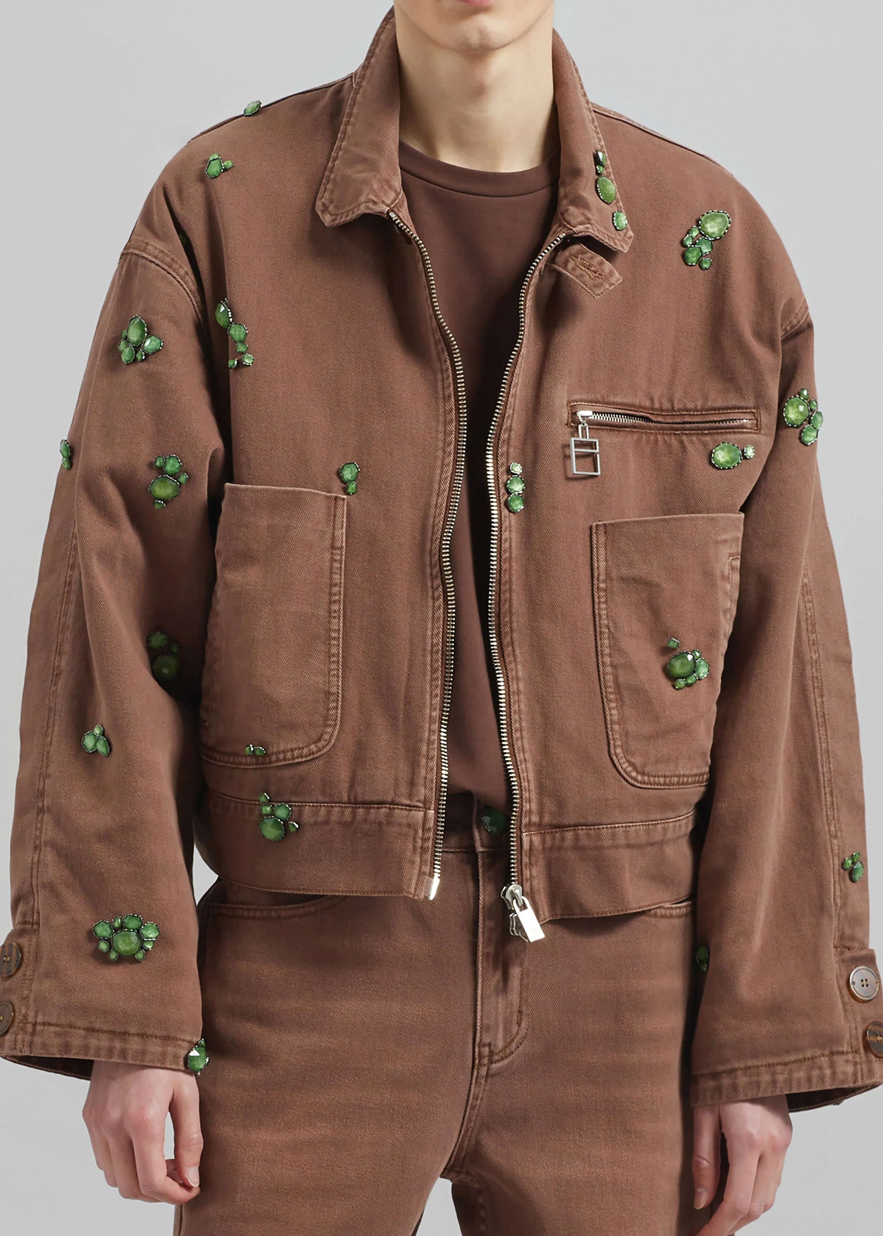 Pieces Uniques La Veste Jade - Brown sold by Frankie Shop product image thumbnail 4