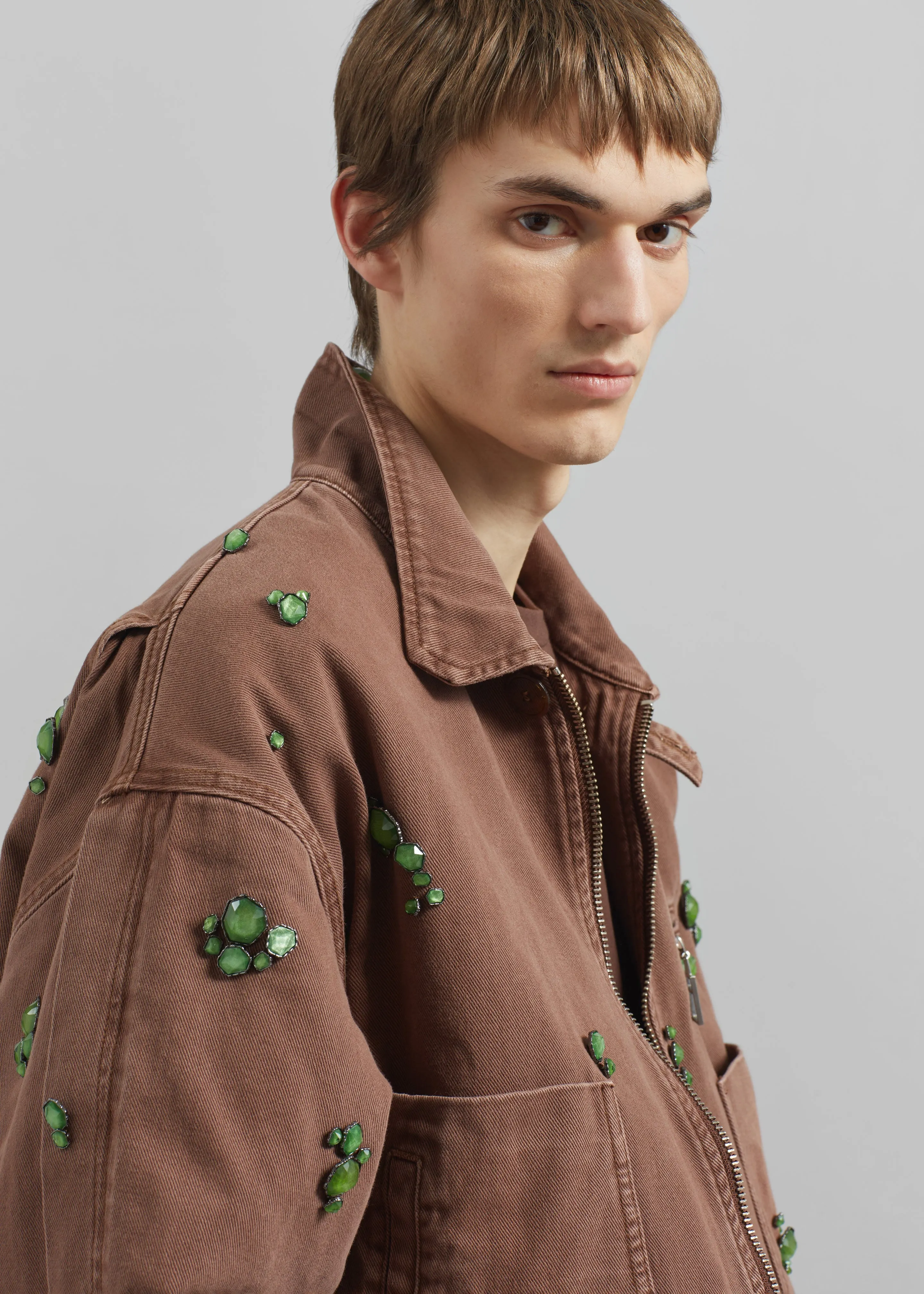 Pieces Uniques La Veste Jade - Brown sold by Frankie Shop product image thumbnail 2