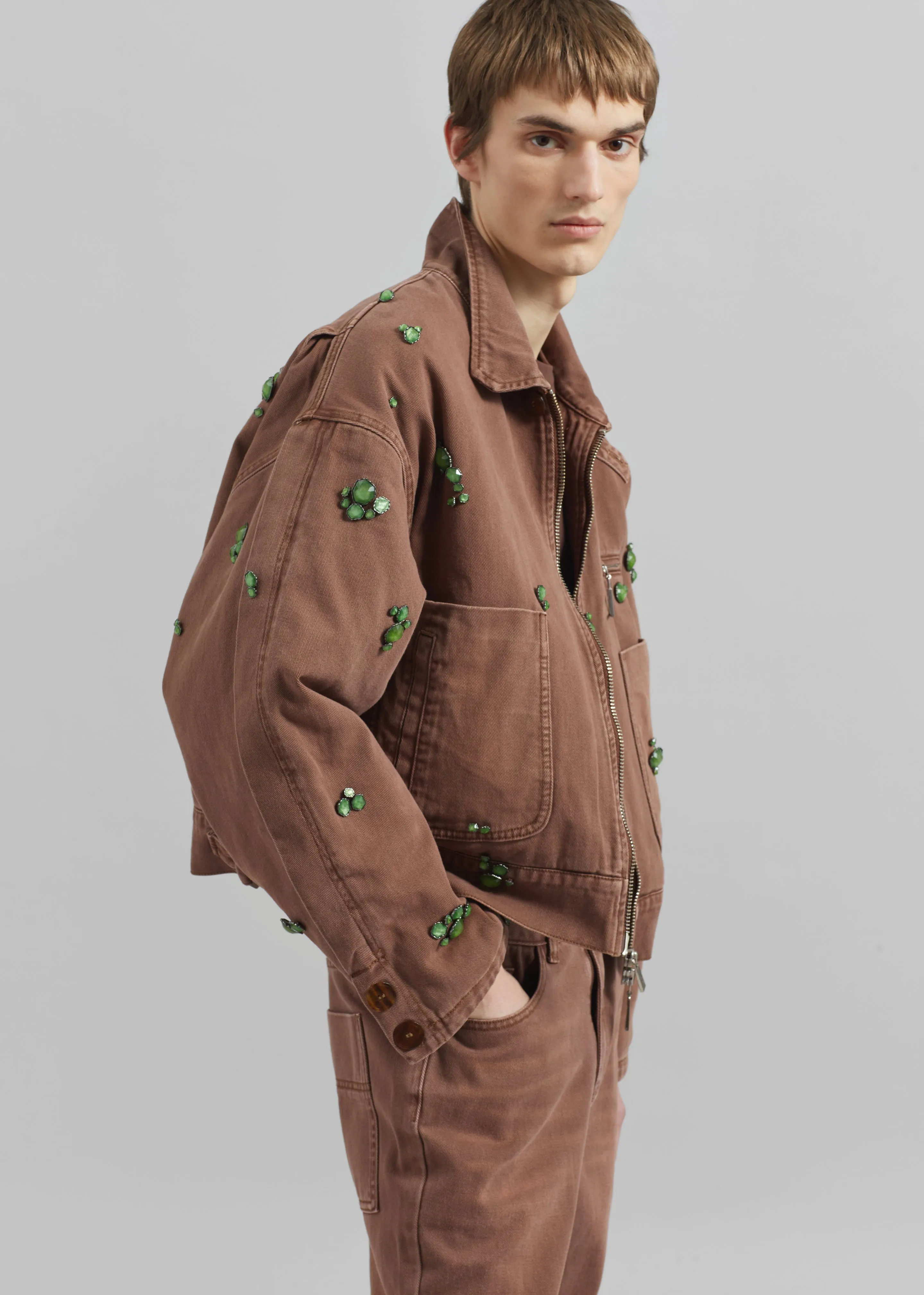 Pieces Uniques La Veste Jade - Brown sold by Frankie Shop product image thumbnail 5