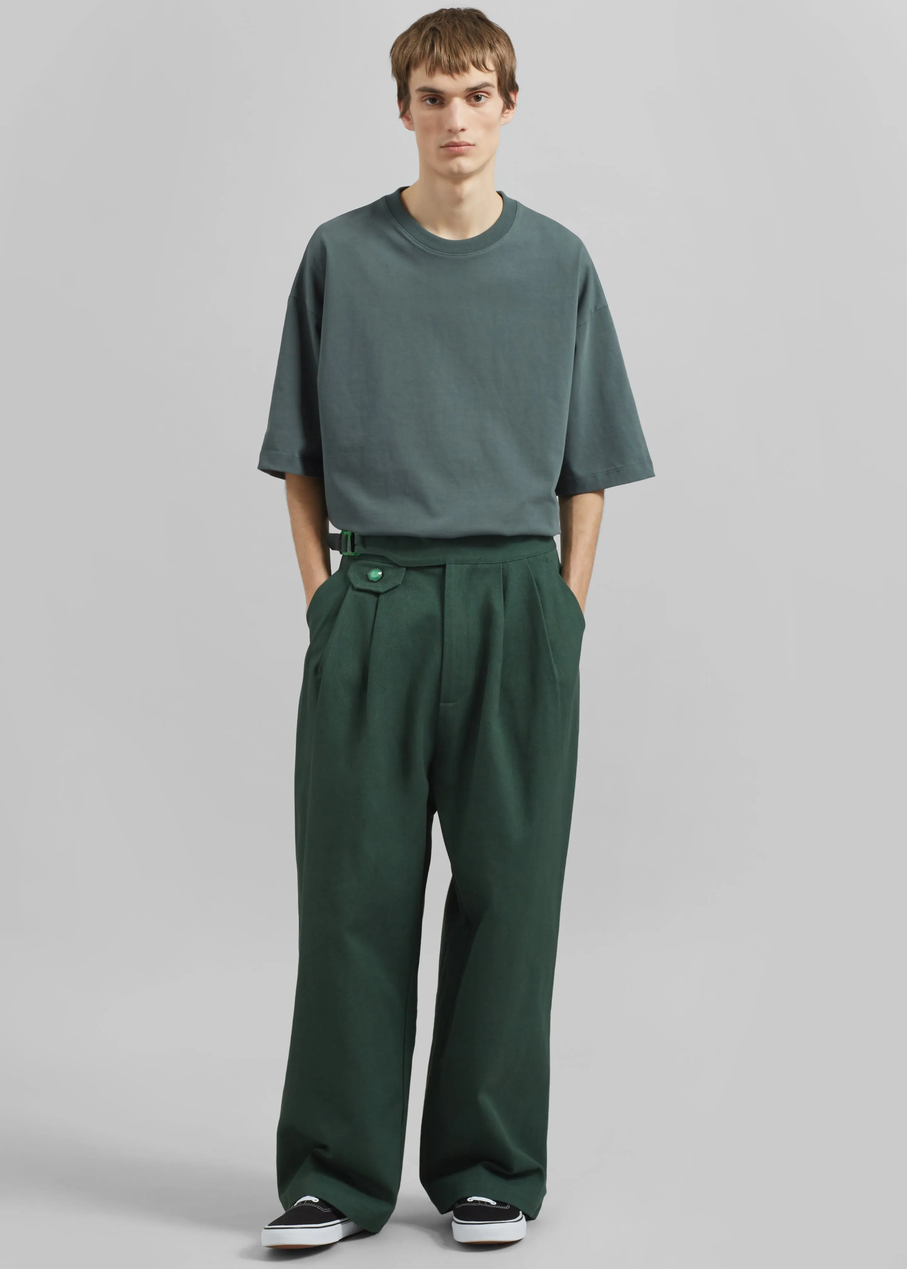 Pieces Uniques Le Pantalon Gurka - Green sold by Frankie Shop product image thumbnail 4