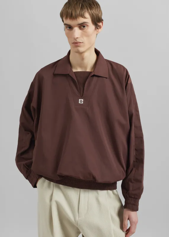 Pieces Uniques La Chemise Coupe-Vent - Brown sold by Frankie Shop