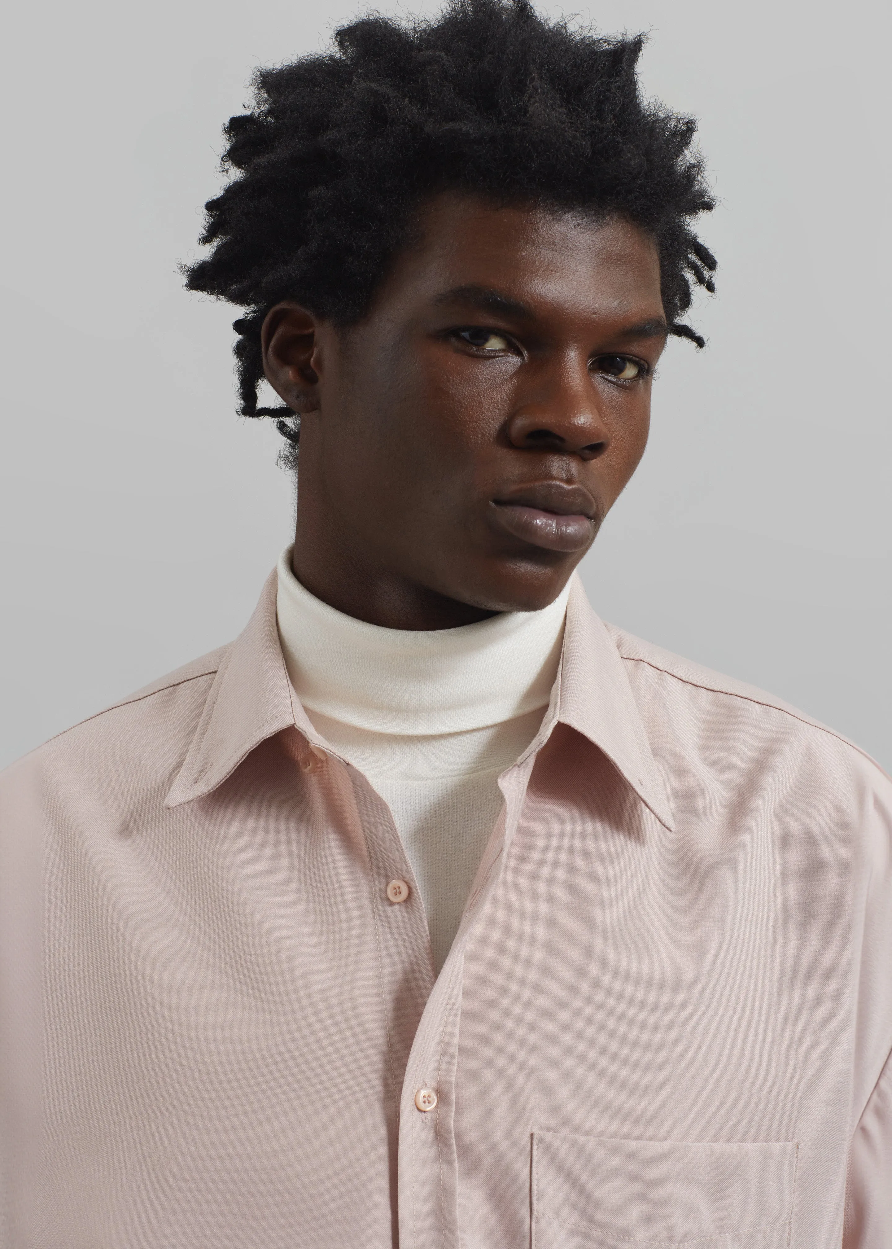 Mason Button Up Shirt - Light Peach sold by Frankie Shop product image thumbnail 3