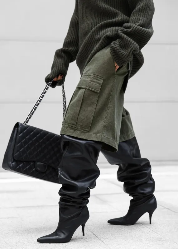 Alder Cargo Bermuda Shorts - Khaki made by Papermoon