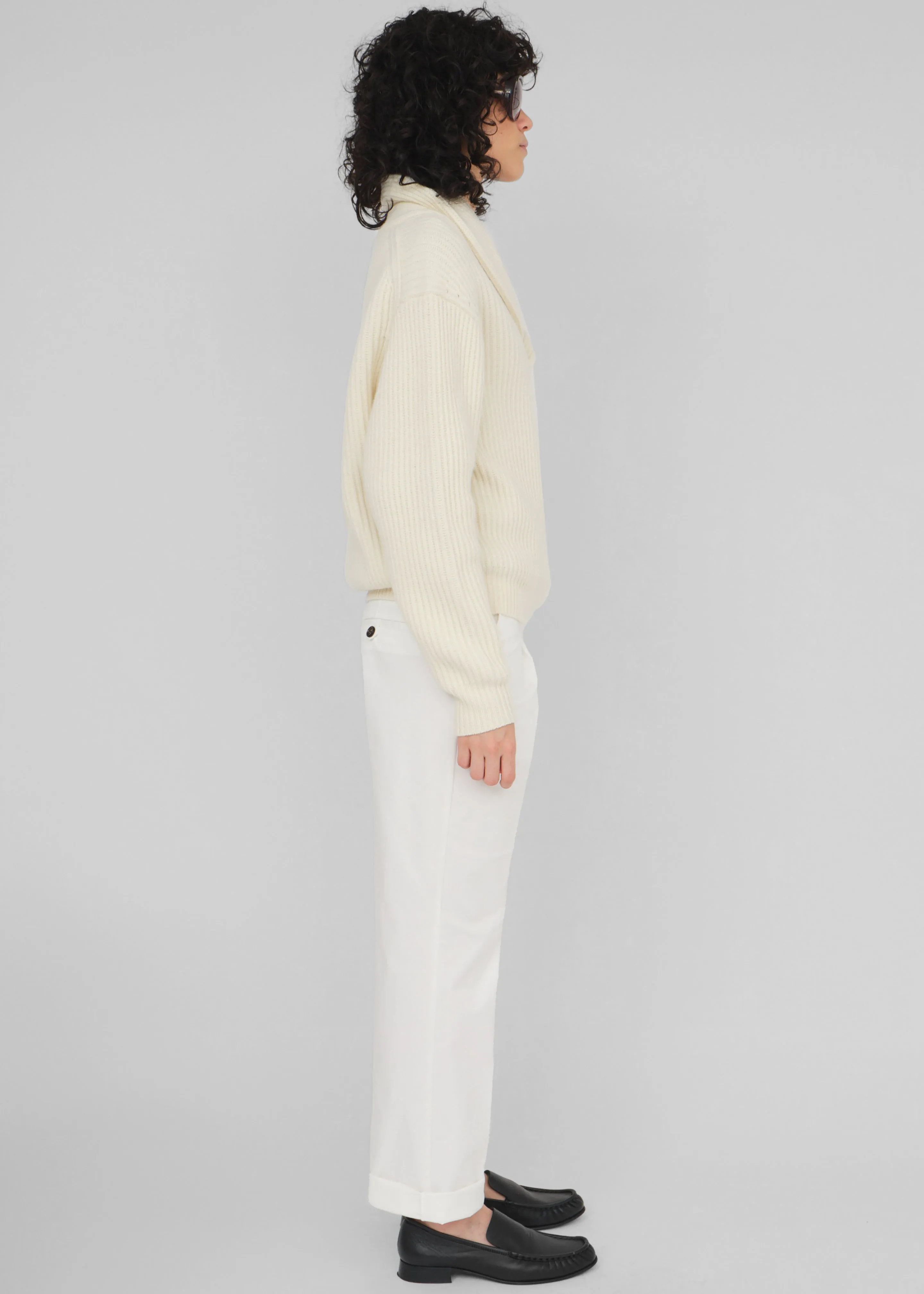 The Garment Avelino Straight Pants - Cream sold by Frankie Shop product image thumbnail 4