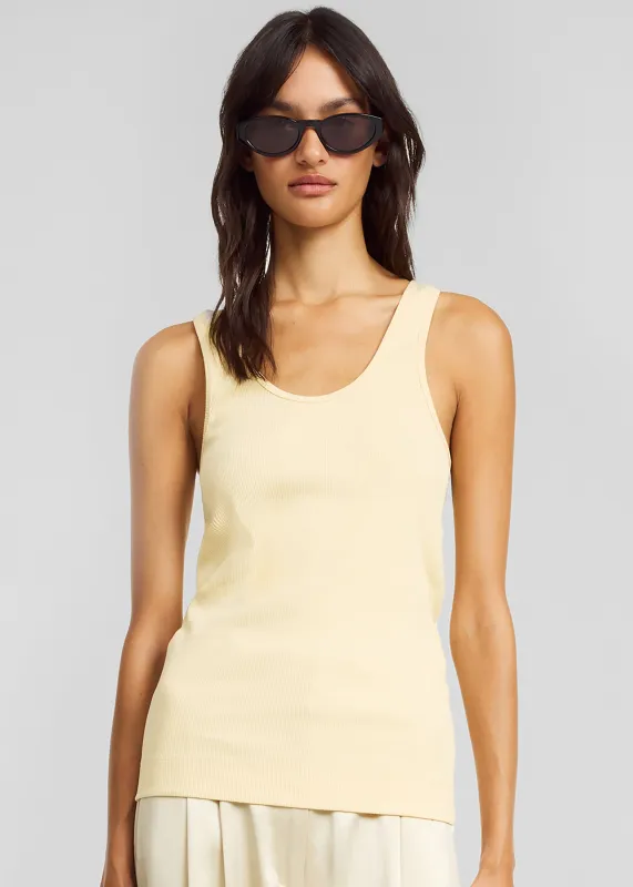 By Malene Birger Anisa Tank Top - Sea Mist sold by Frankie Shop