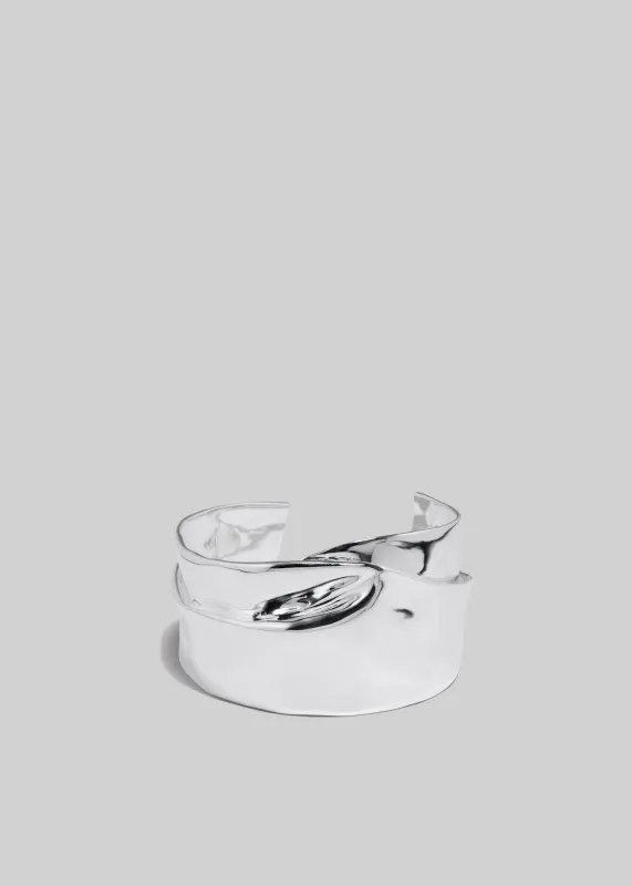 Completedworks Soggy Envelope Cuff - Silver sold by Frankie Shop