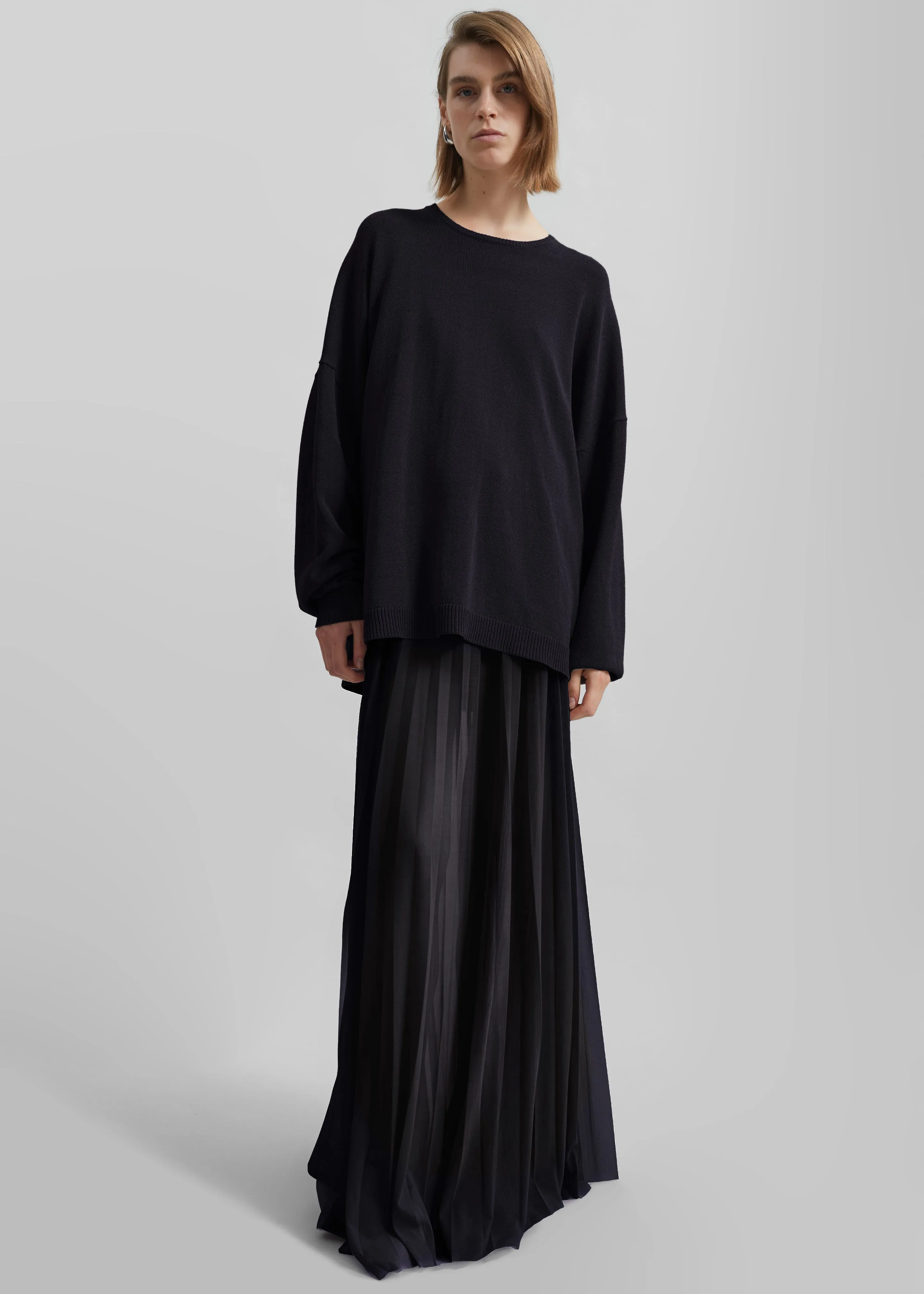 Basel Crew Neck Sweater - Black sold by Frankie Shop product image thumbnail 2