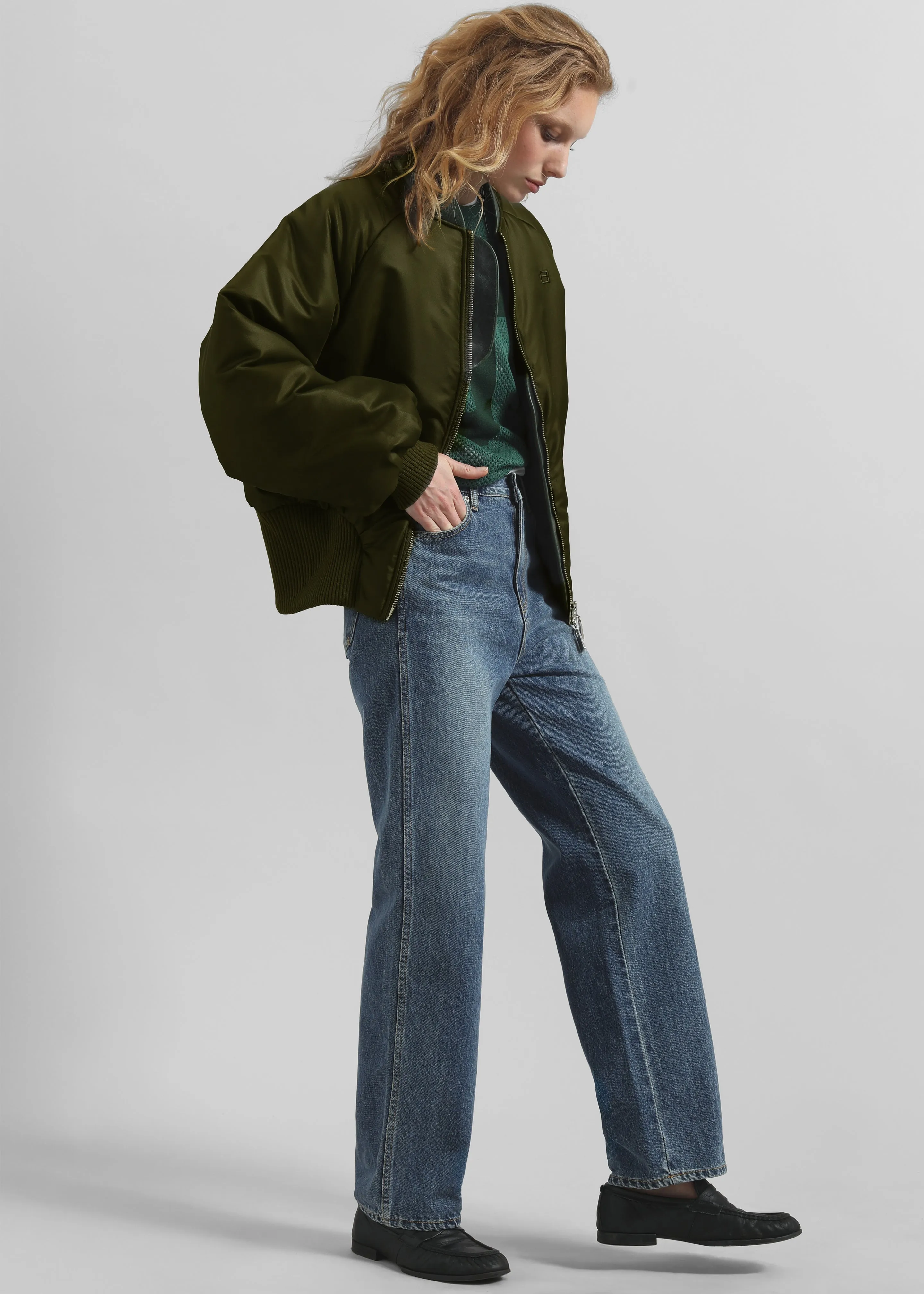 Pieces Uniques Le Bomber Nouh - Green sold by Frankie Shop product image thumbnail 4