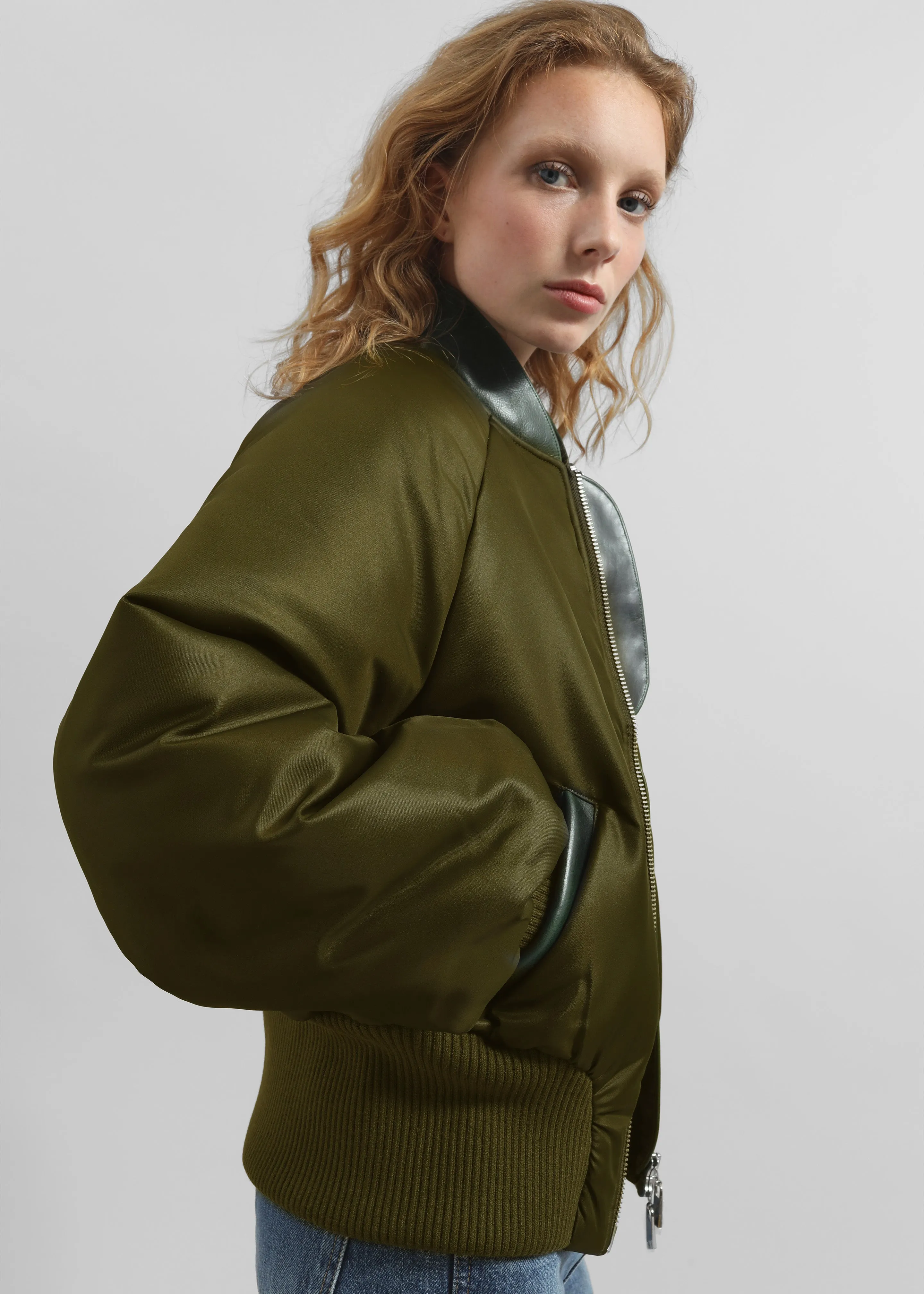 Pieces Uniques Le Bomber Nouh - Green sold by Frankie Shop