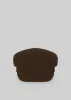 Corbet Newsboy Cap - Brown sold by Frankie Shop