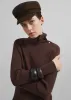 Corbet Newsboy Cap - Brown sold by Frankie Shop
