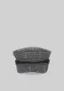 Chesney Plaid Baker Boy Cap - Grey sold by Frankie Shop
