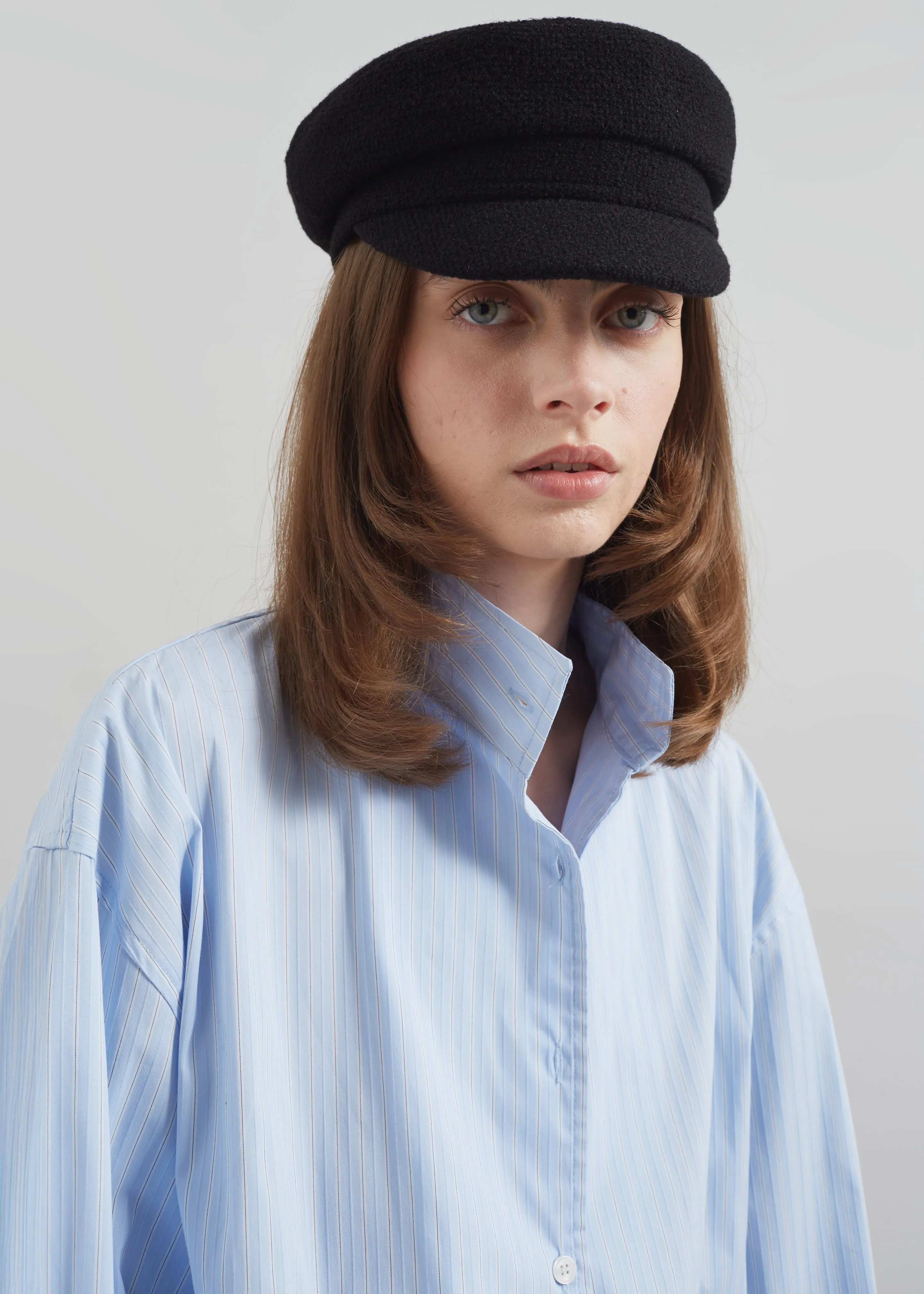 Corbet Newsboy Cap - Black sold by Frankie Shop product image thumbnail 5