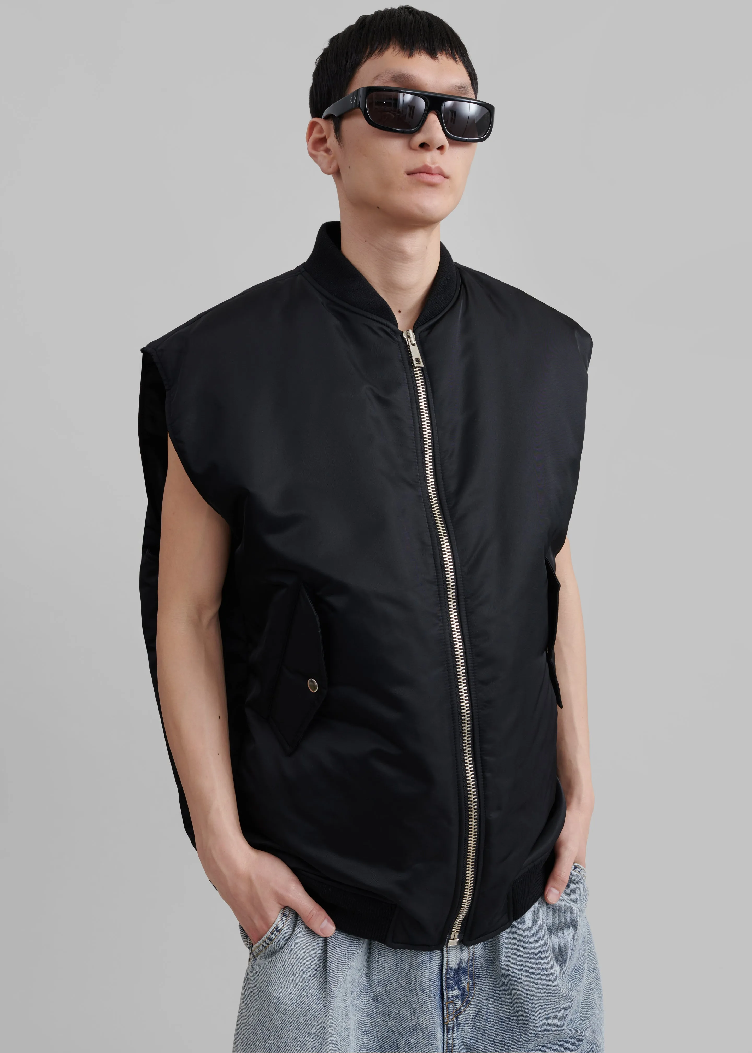Astra Sleeveless Jacket - Black sold by Frankie Shop product image thumbnail 2
