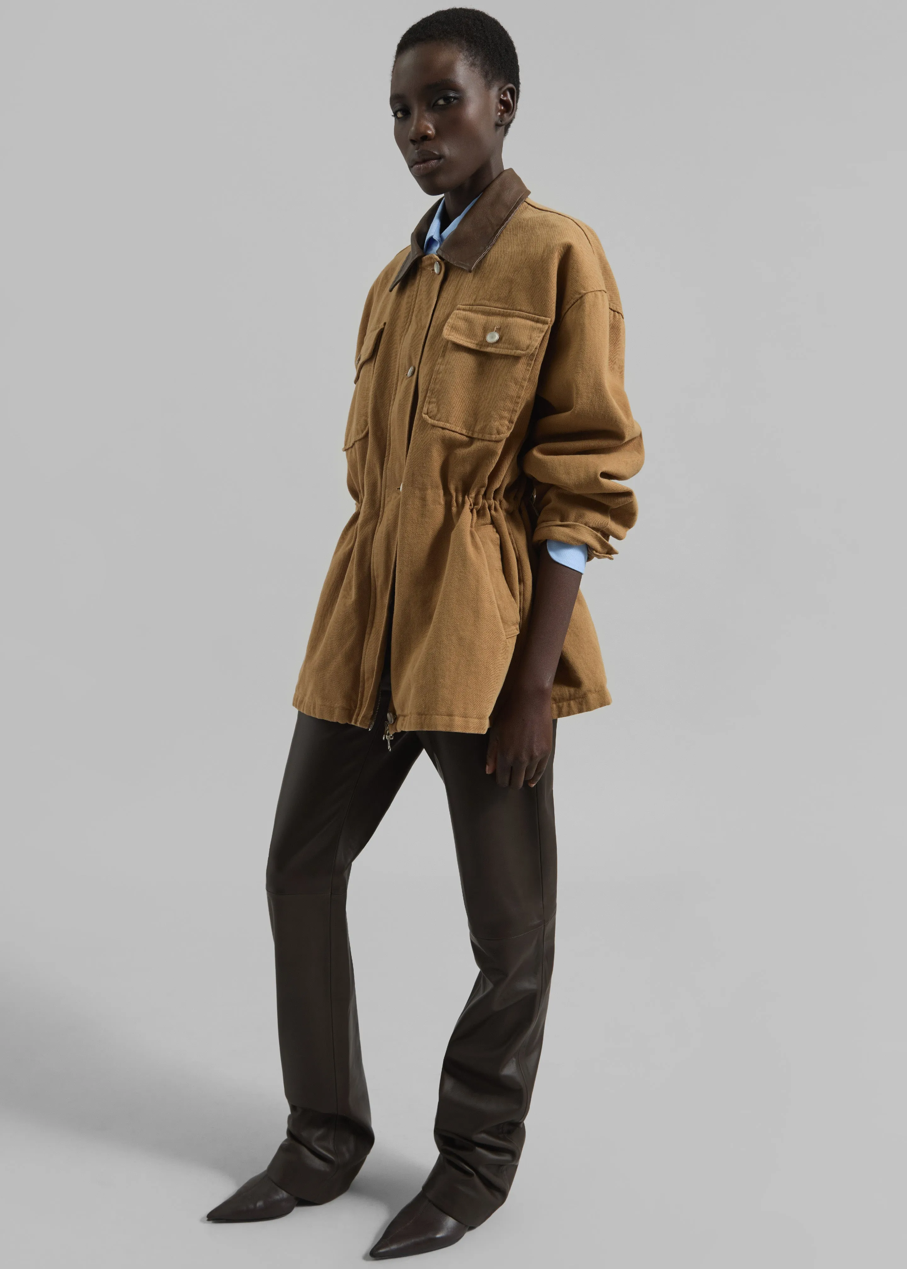 Coblen Barn Jacket - Camel sold by Frankie Shop product image thumbnail 2