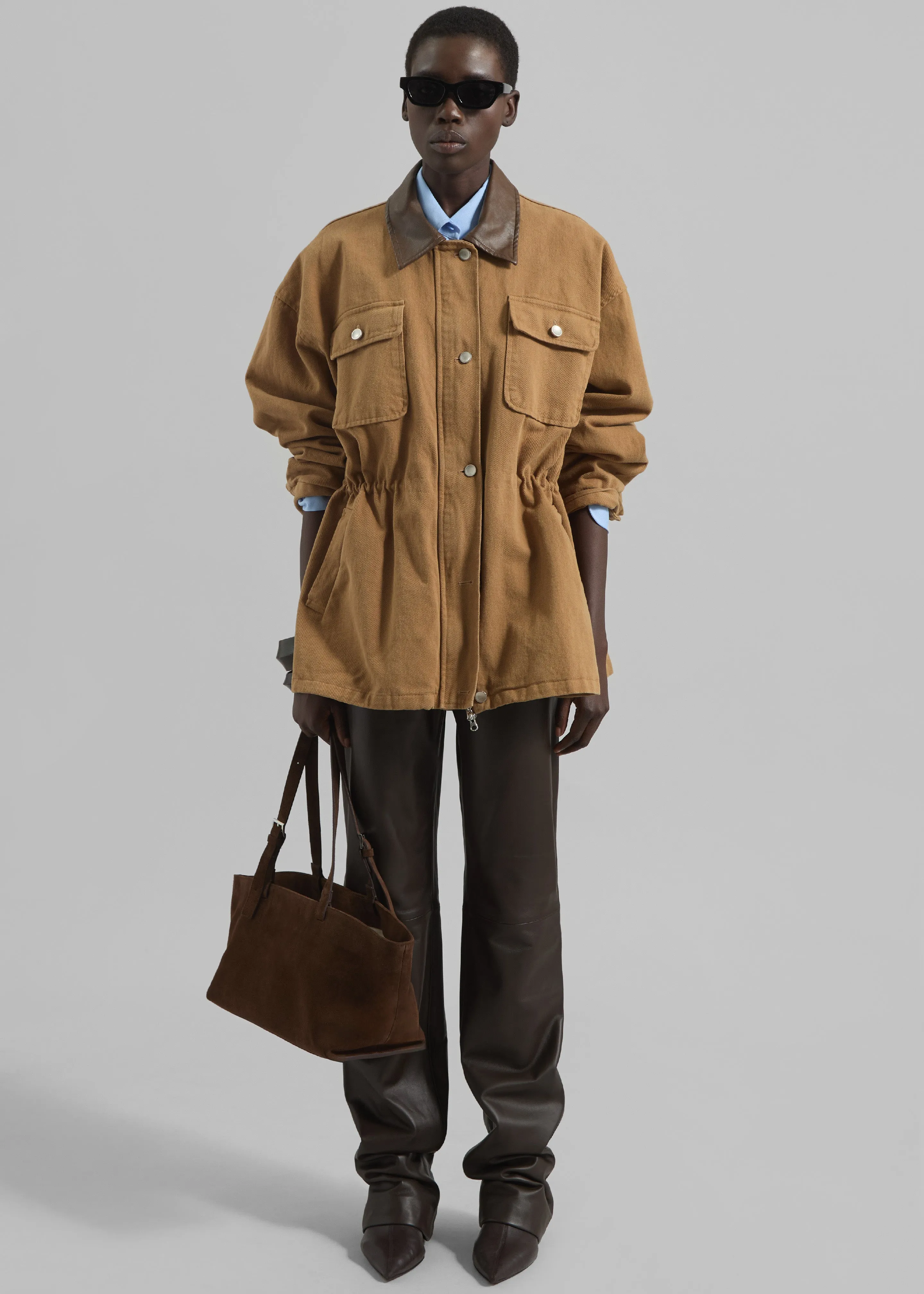Coblen Barn Jacket - Camel sold by Frankie Shop