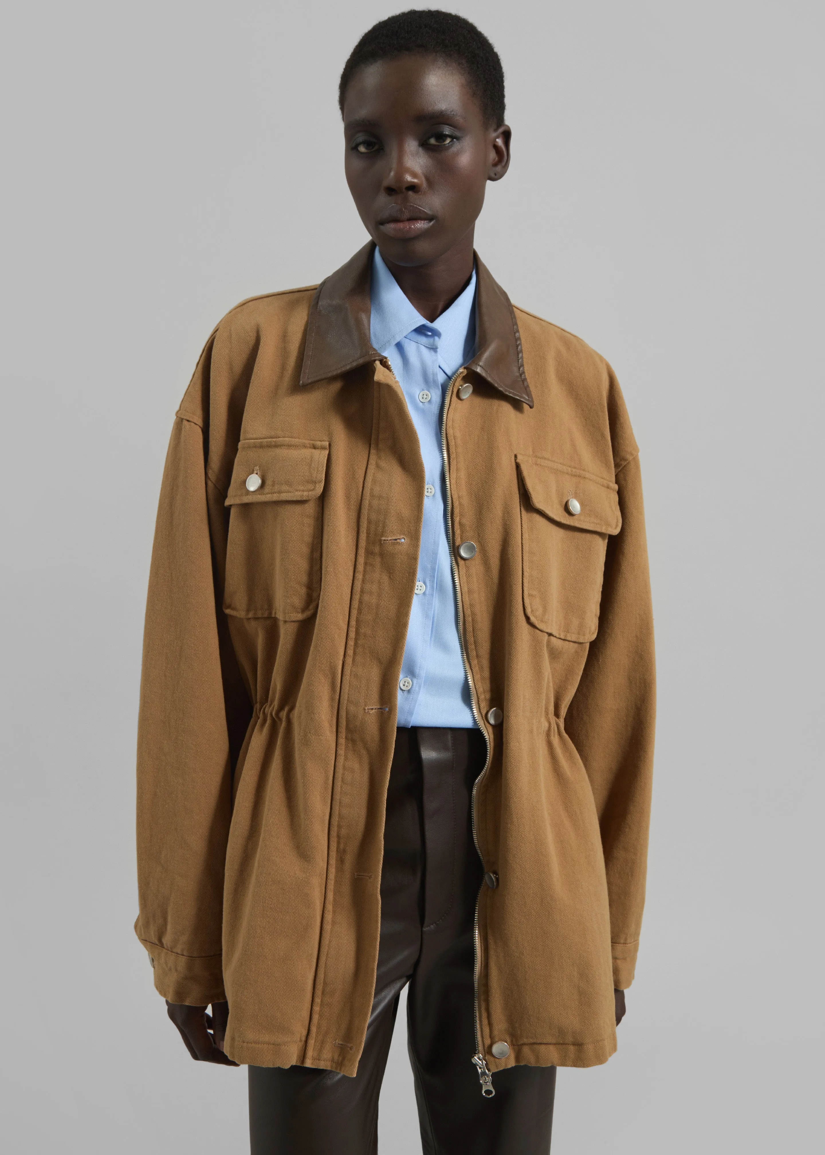 Coblen Barn Jacket - Camel sold by Frankie Shop product image thumbnail 3