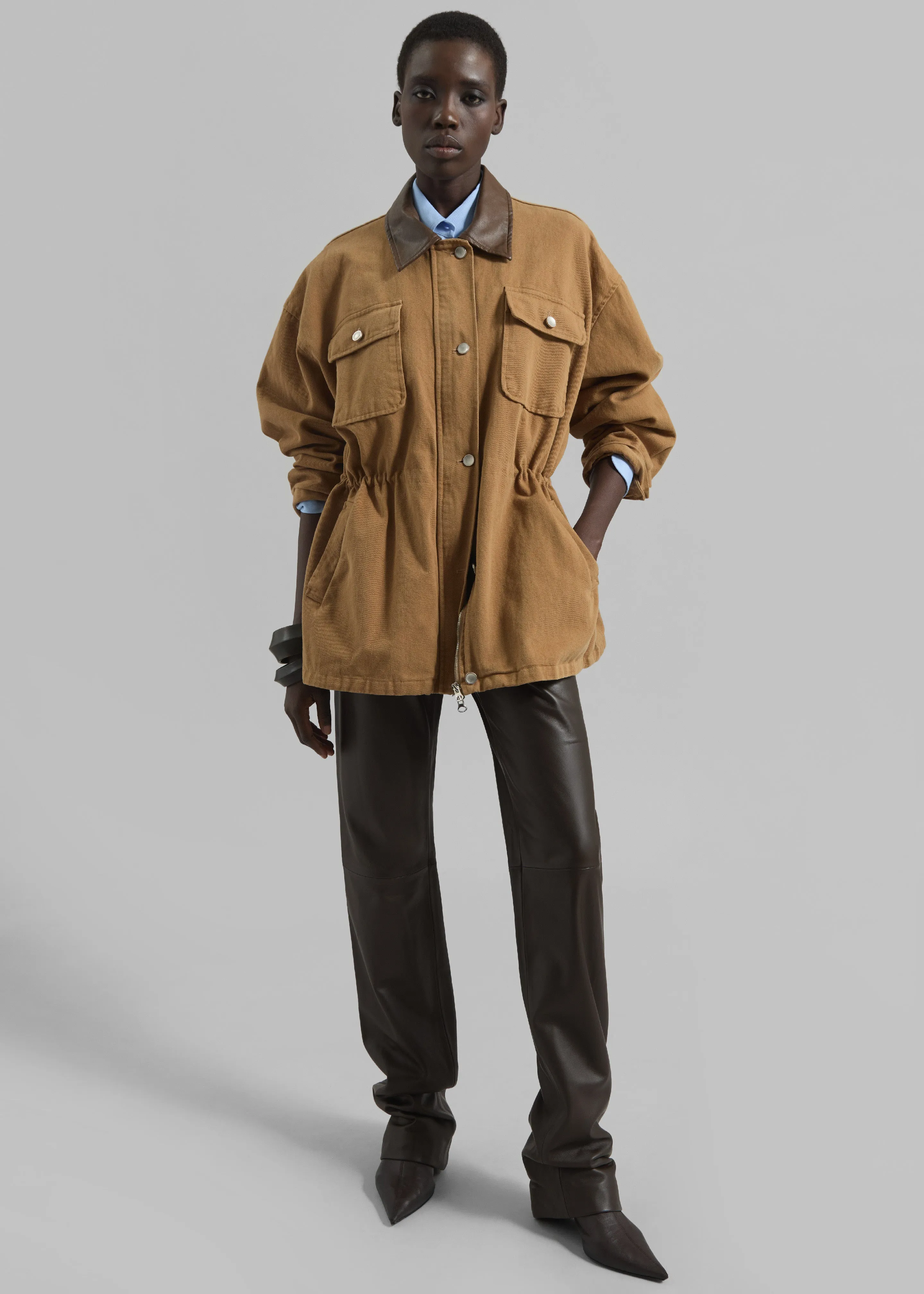 Coblen Barn Jacket - Camel sold by Frankie Shop product image thumbnail 5