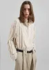 Lecco Striped Shirt - Beige Stripe sold by Frankie Shop