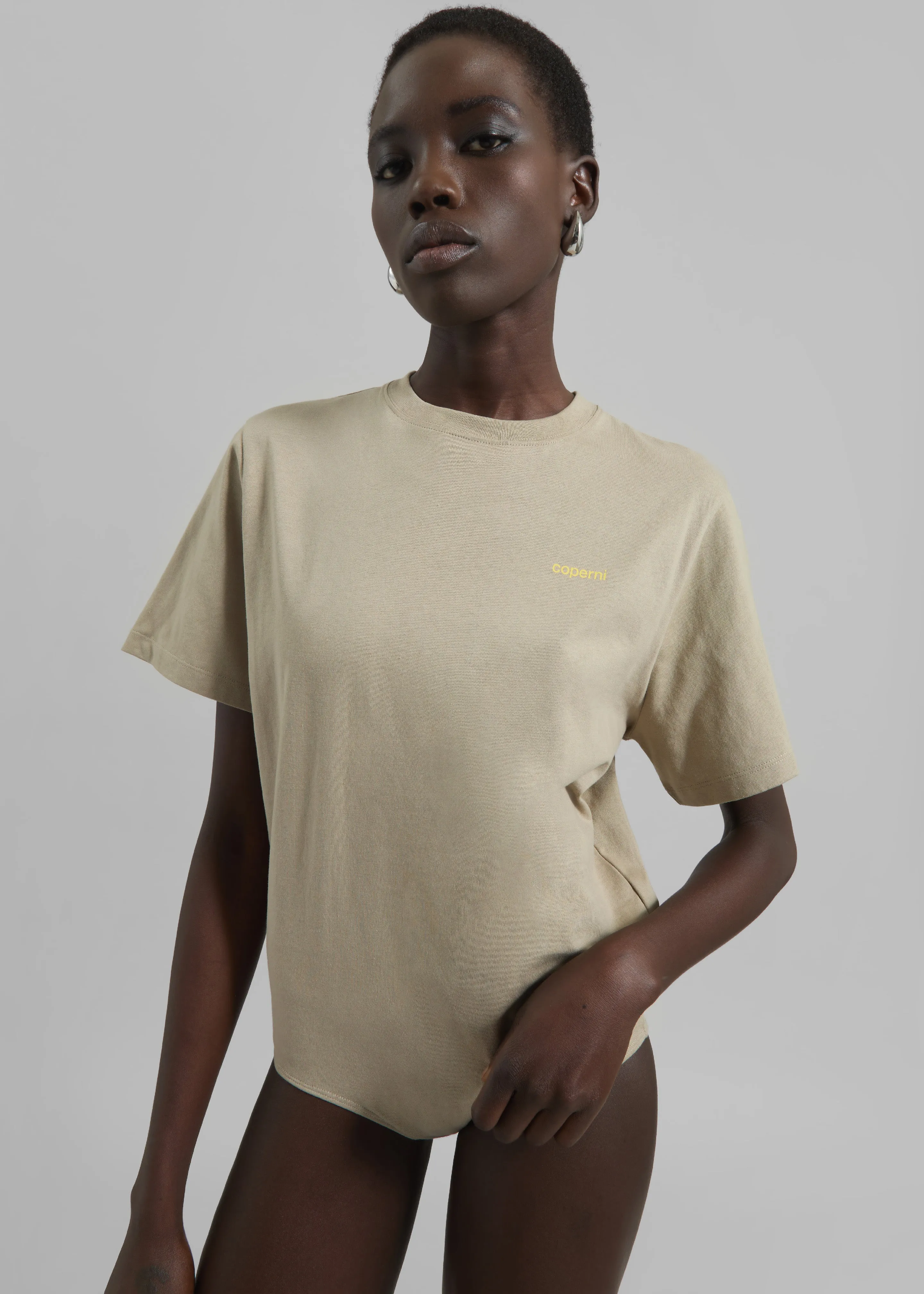Coperni T-Shirt Body - Beige/Yellow sold by Frankie Shop product image thumbnail 3