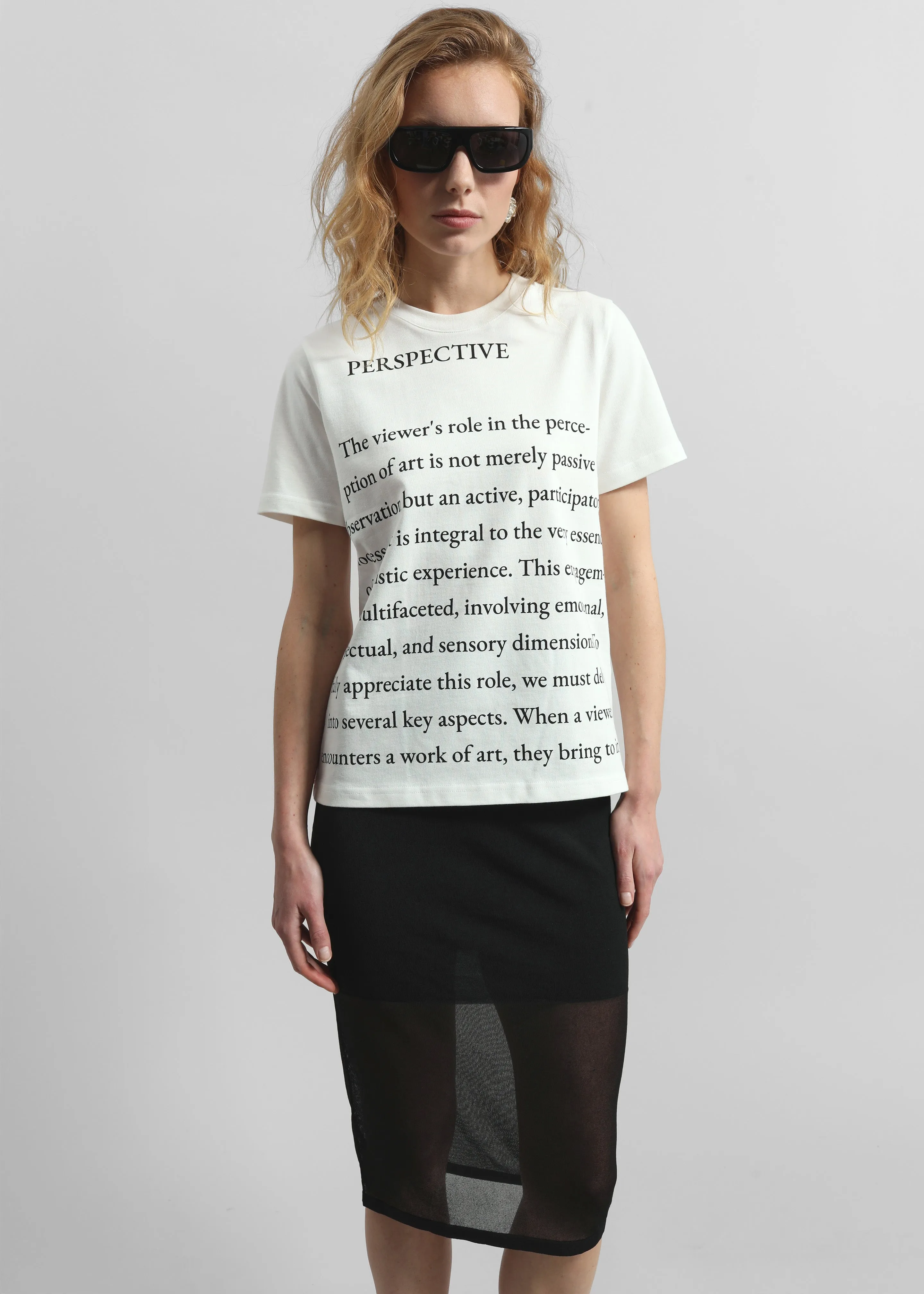 JW Anderson Text Print T-Shirt - Ivory sold by Frankie Shop product image thumbnail 4