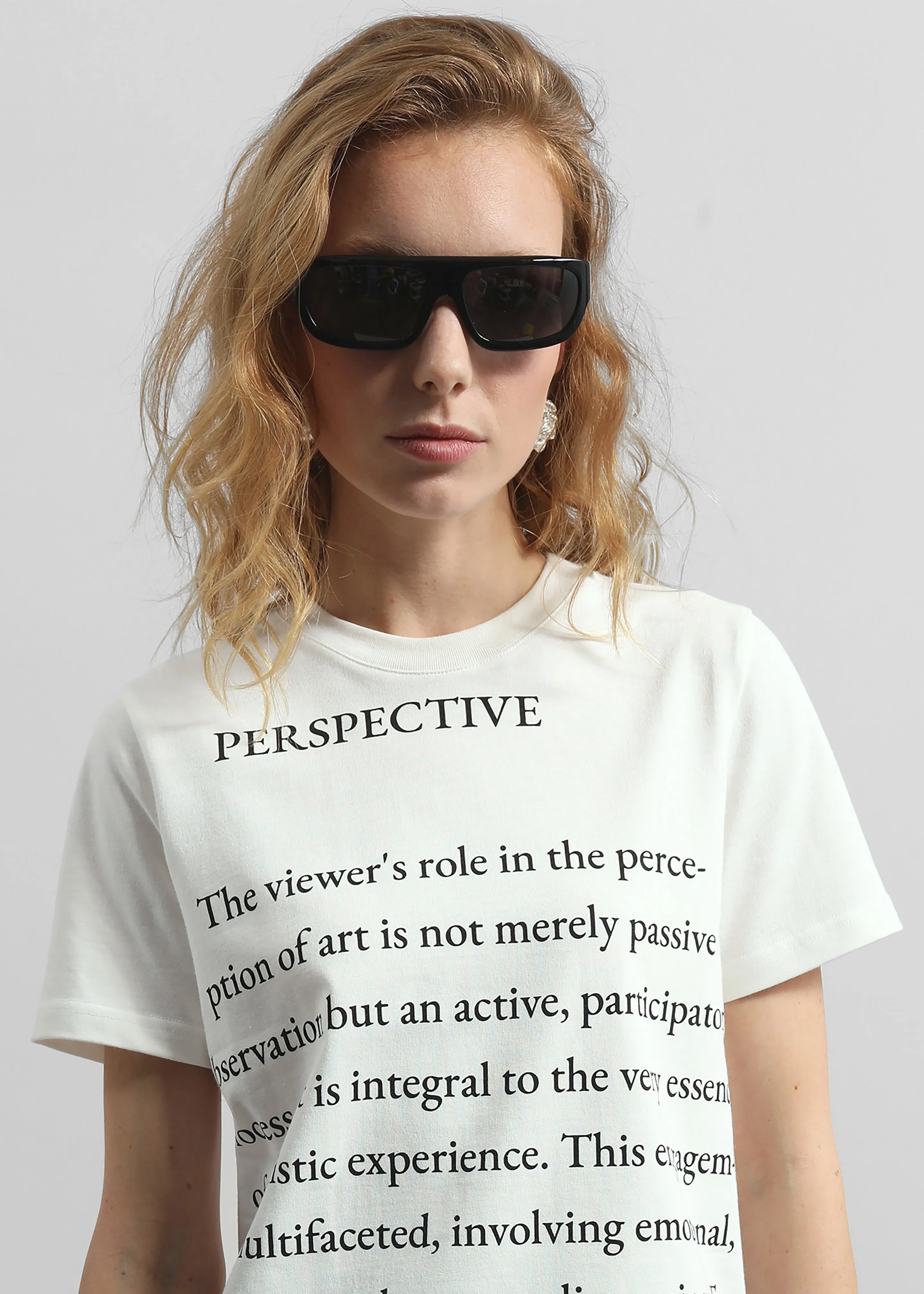 JW Anderson Text Print T-Shirt - Ivory sold by Frankie Shop product image thumbnail 2